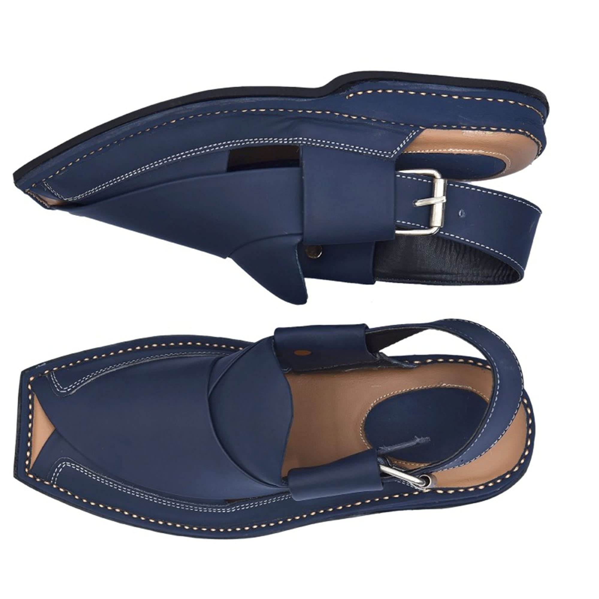 Men's Comfortable Double Sole Cowhide Leather Sandals - Traditional Summer Style for Casual Outings, Beach Walks & Vacation Wear