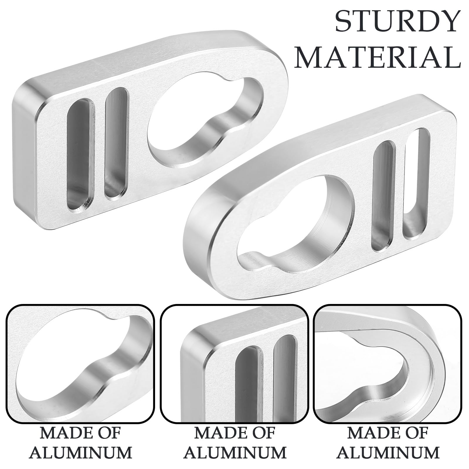 **Zonon 4-Pack Aluminum Kayak Seat Clips & Hooks – Heavy-Duty Replacement Kit for Kayak Seat Repair, Locking Buckle Clips – Perfect for Kayaking, Canoeing, and Outdoor Water Sports**