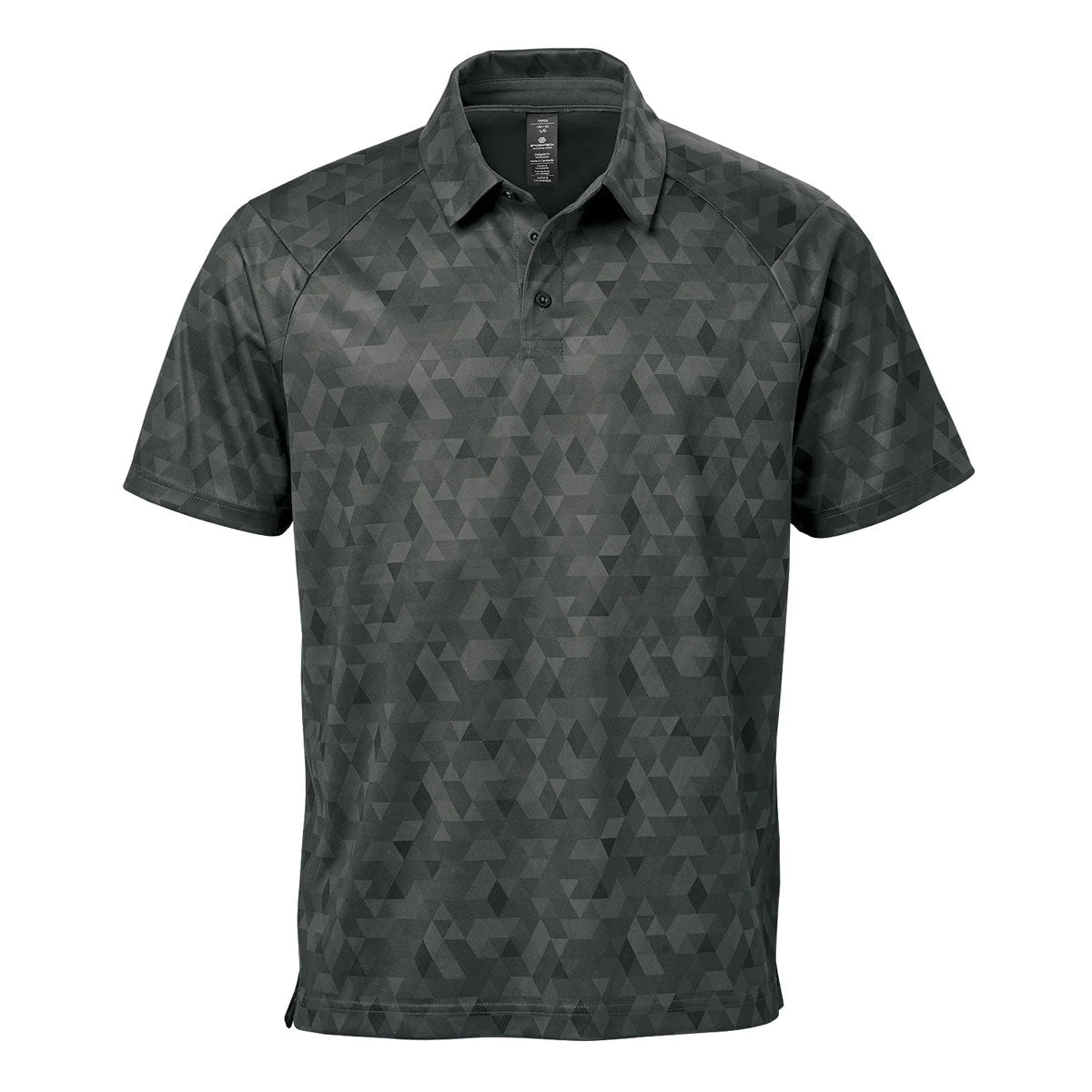 Stormtech Men's Collared Performance T-Shirt - Moisture Wicking Quick Dry Golf Polo Shirt [Grey] DXP 3 - Perfect for Golf, Casual Wear & Outdoor Activities