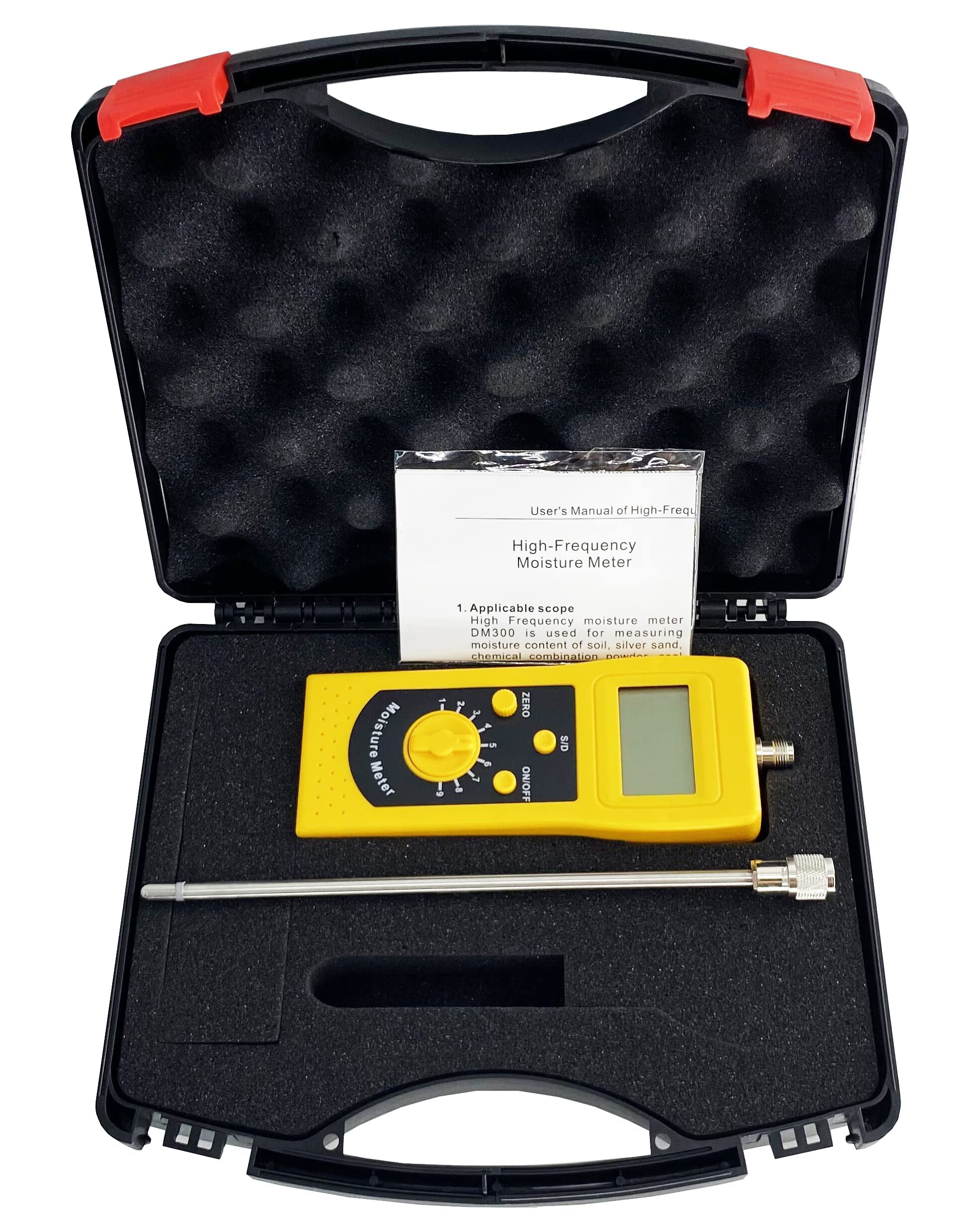 Digital Moisture Meter Tester for Medicine & Pharmaceuticals - 0-99.9% Measuring Range | Accurate Moisture Content Testing for Pills, Powder & Filling Materials | Ideal for Pharmaceutical Labs & Quality Control