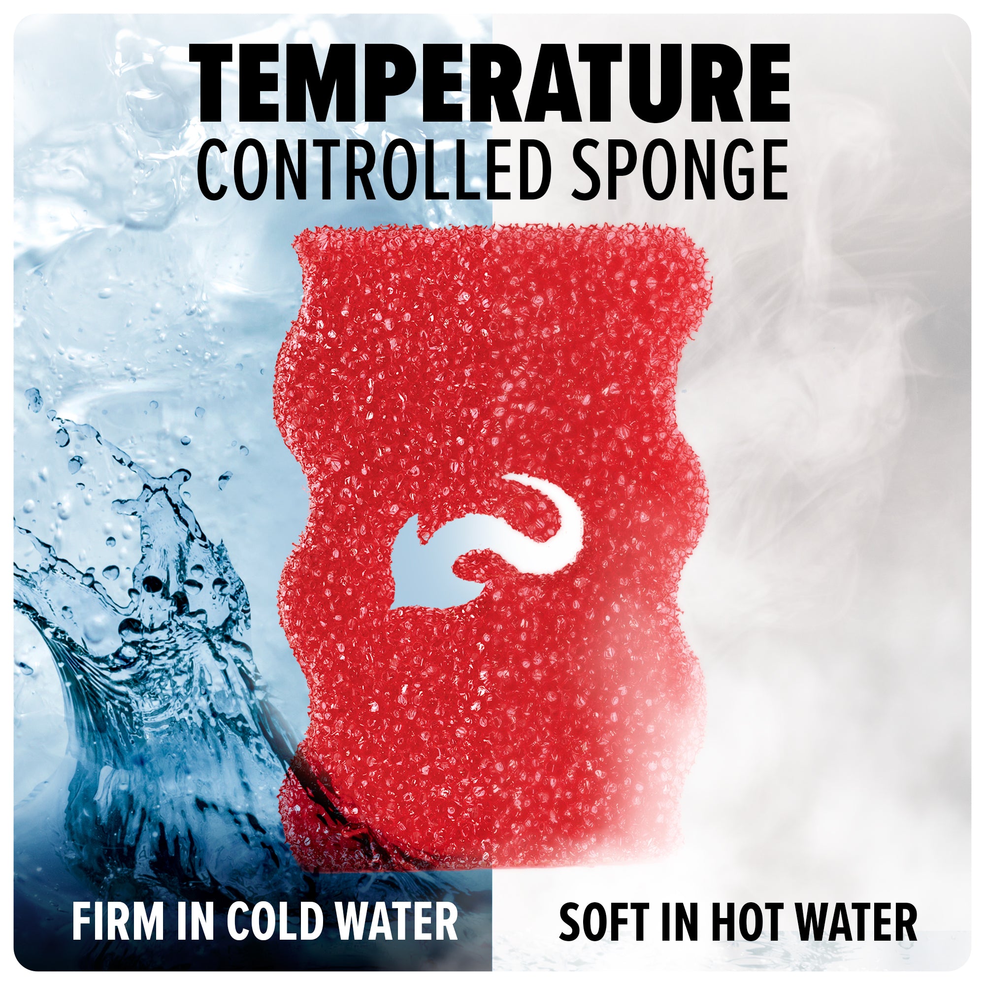 Scrub Devil Sponge - Heavy Duty Cleaning Sponge for Kitchen, Bathroom & Household - Non-Scratch Scouring Pads for Pots, Pans, Dishes & Stainless Steel - Perfect for Deep Cleaning & Tough Stains