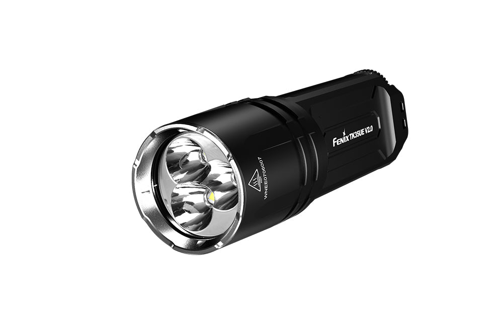 Fenix TK35UE V2.0 2000 Lumen Rechargeable Tactical Flashlight - Open Box - Perfect for Camping, Hiking & Emergency Preparedness