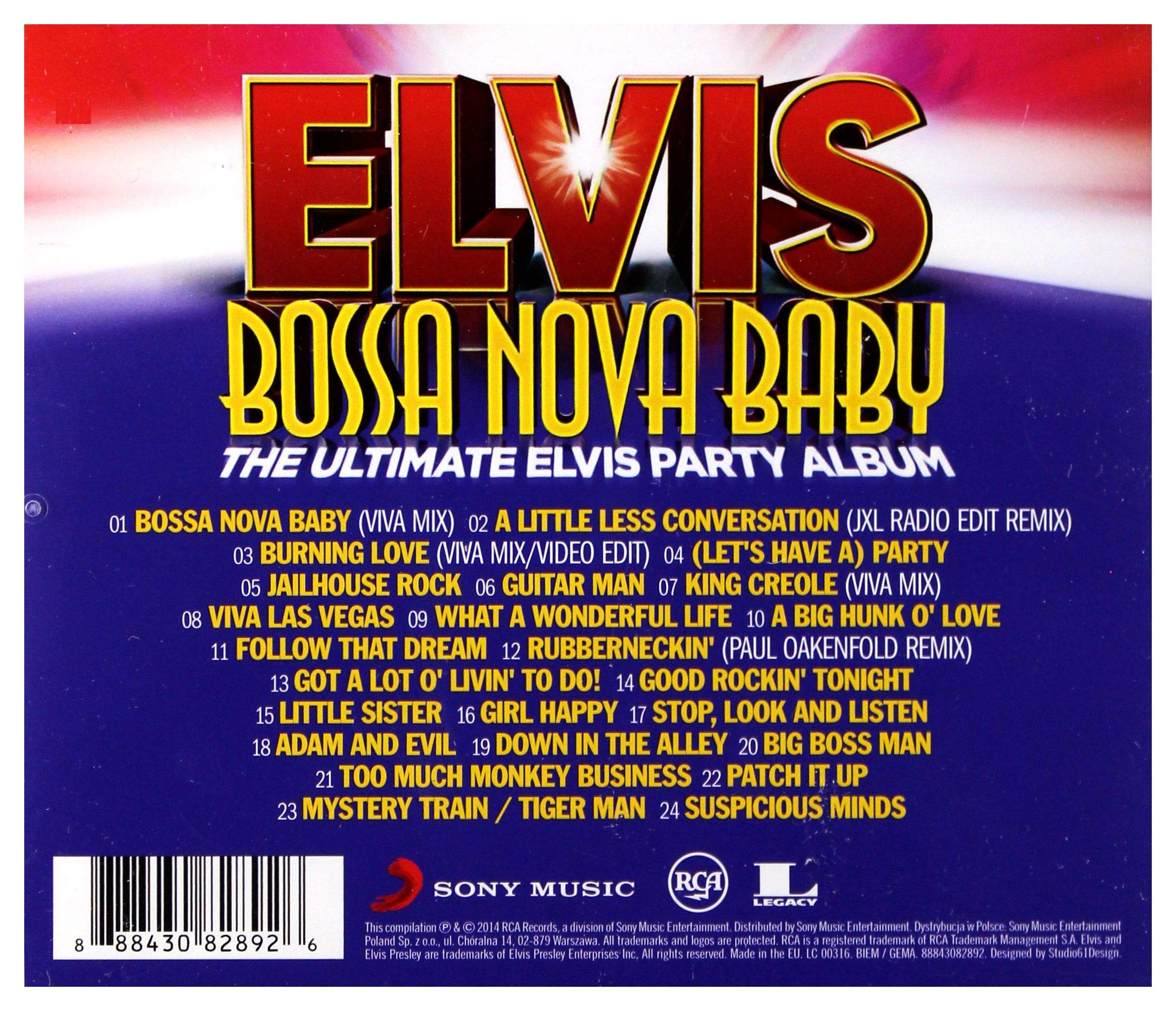 Bossa Nova Baby: The Ultimate Elvis Party Album - Perfect for Birthday Celebrations, Dance Parties & Retro Music Nights
