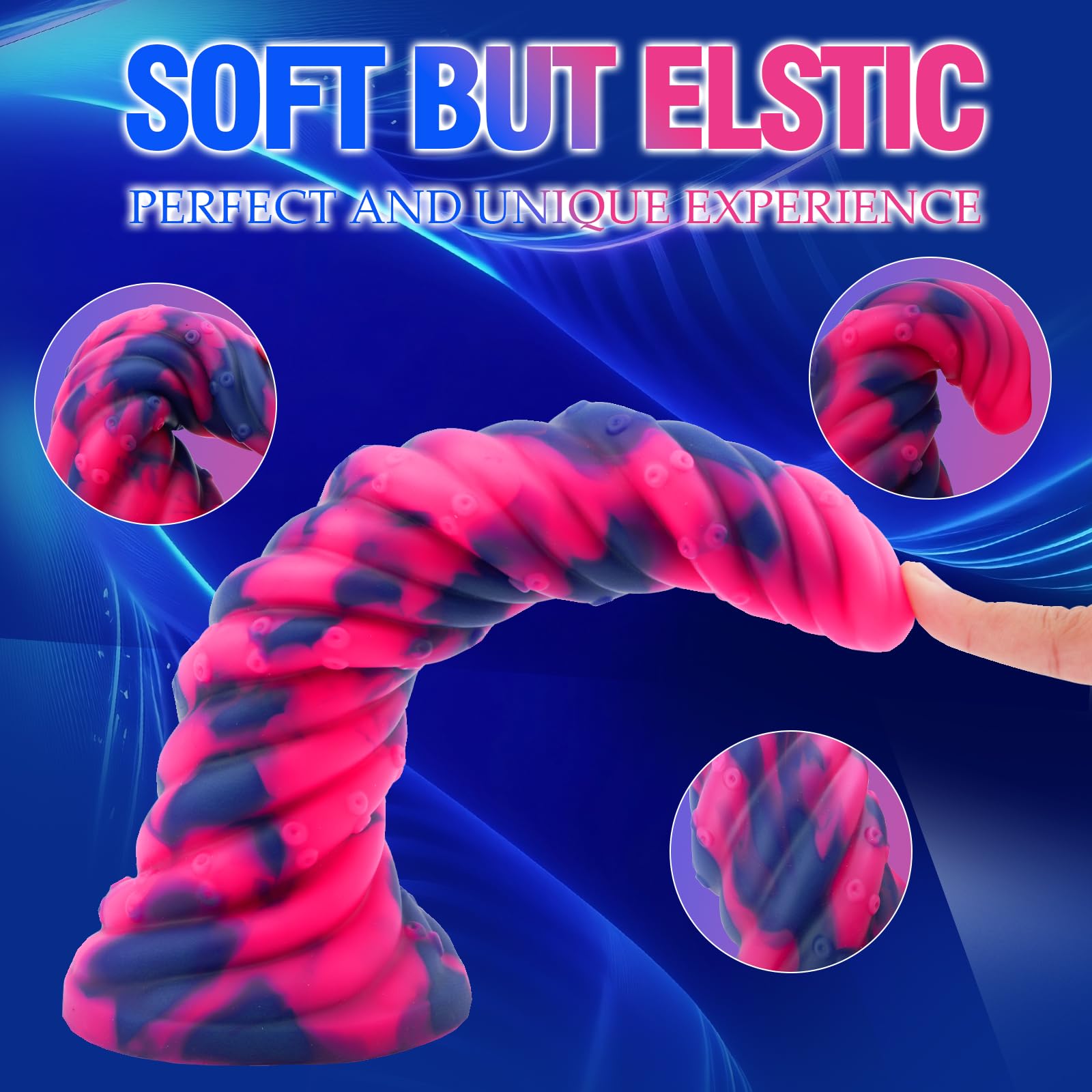 Monster Tentacle Dildo - 10.23 Inch Realistic Silicone Adult Sex Toy for Women & Couples with Powerful Suction Cup - Fantasy Anal & Prostate Massager for BDSM, Role Play & Solo Pleasure