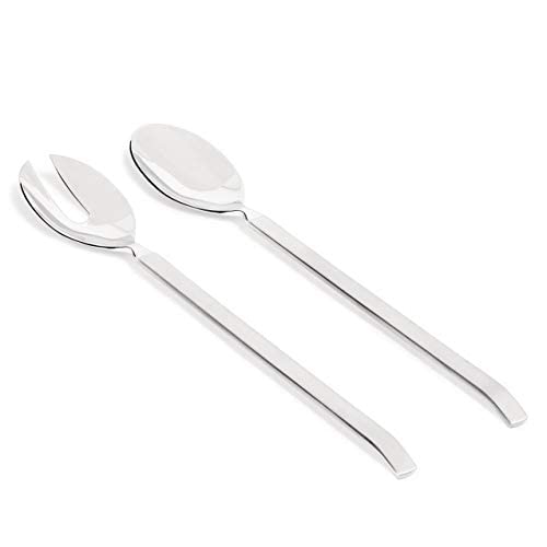 Alessi Premium Stainless Steel Dry Salad Set - 3-Piece Salad Spinner Bowl with Lid & Strainer - Perfect for Fresh Greens, Herbs & Vegetables - Ideal for Kitchen, Restaurants & Healthy Meal Prep