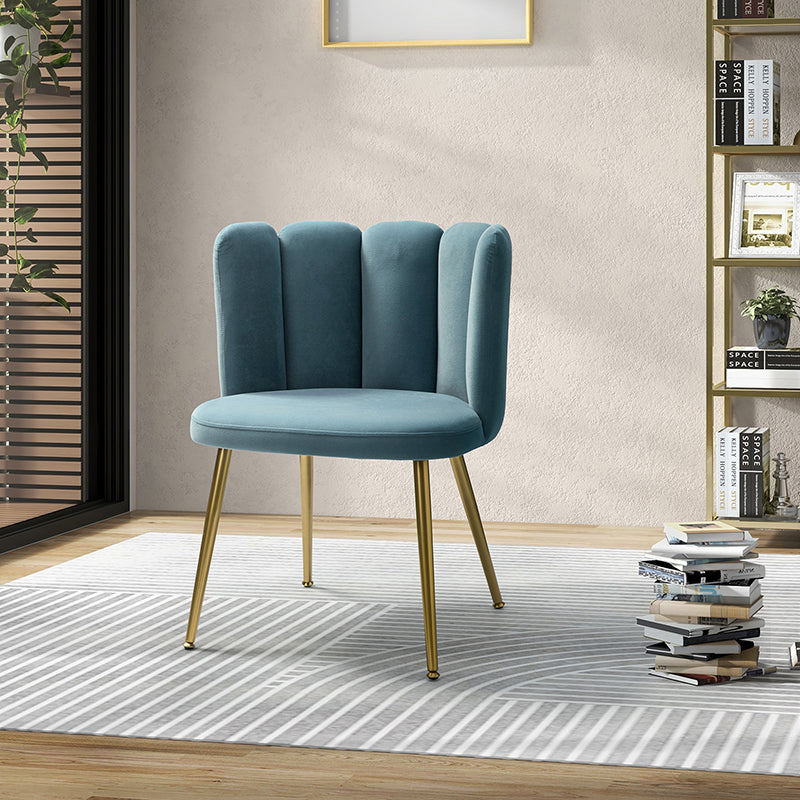 Elodia Side Chair - Modern Accent Chair for Dining Room, Living Room & Office - Sturdy Wooden Frame with Upholstered Seat - Perfect for Home Decor & Small Spaces