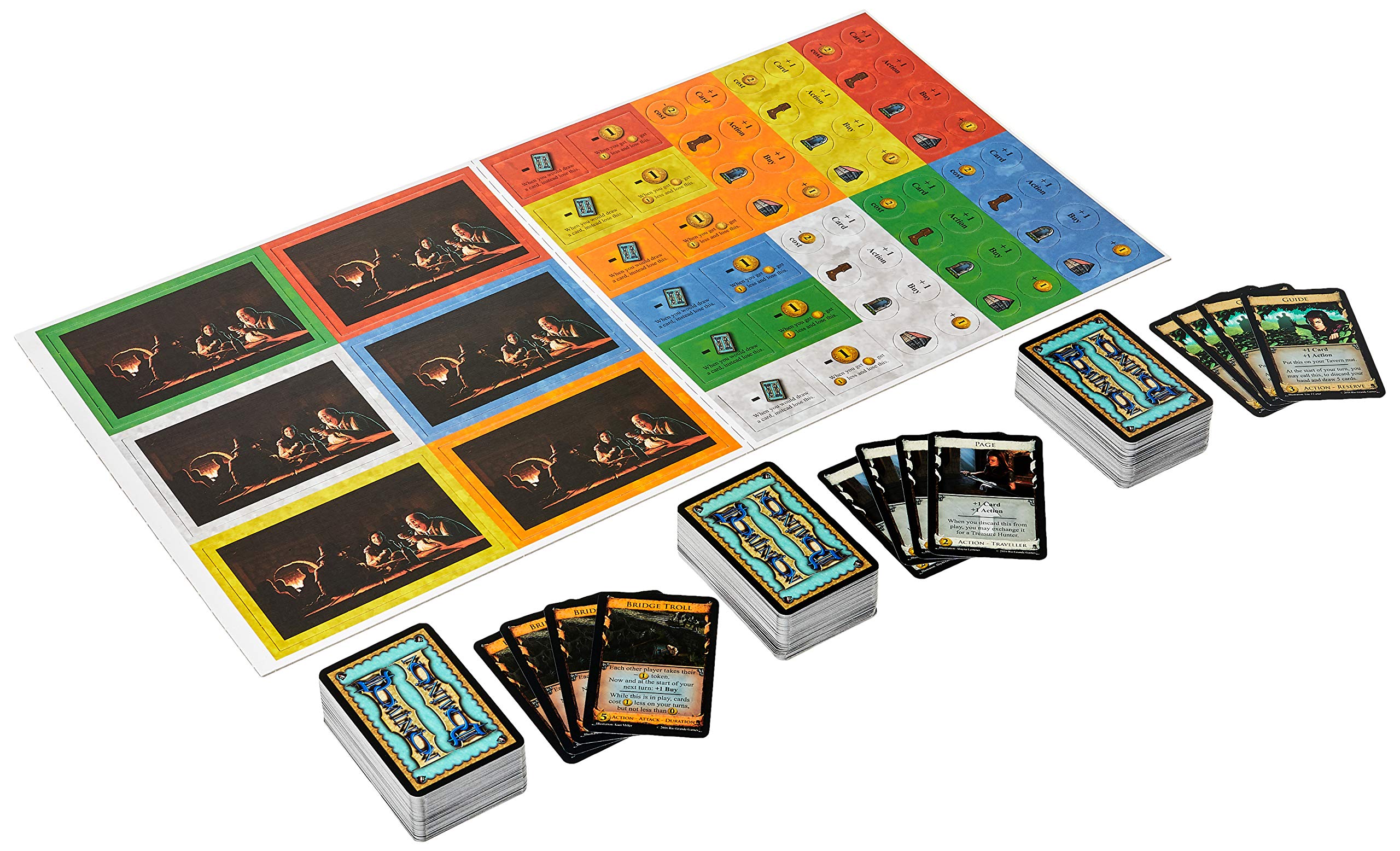 Dominion Adventures Board Game - Gold Edition by Rio Grande Games | Strategy Card Game for Family Game Night & Friends Gatherings