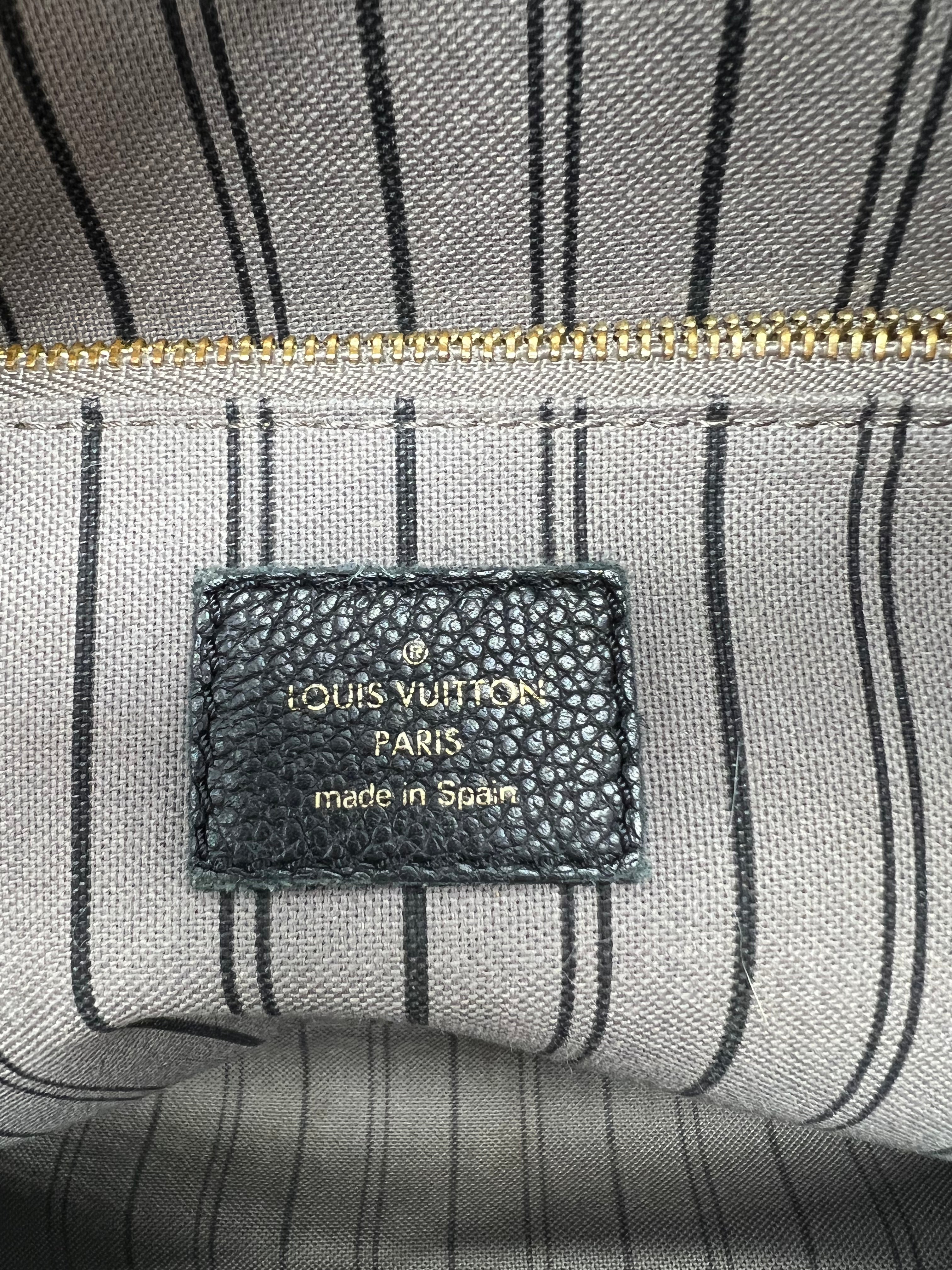 Louis Vuitton Black Empreinte Leather Sorbonne Backpack for Women | Luxury Designer Handbag | Perfect for Work, Travel & Everyday Use