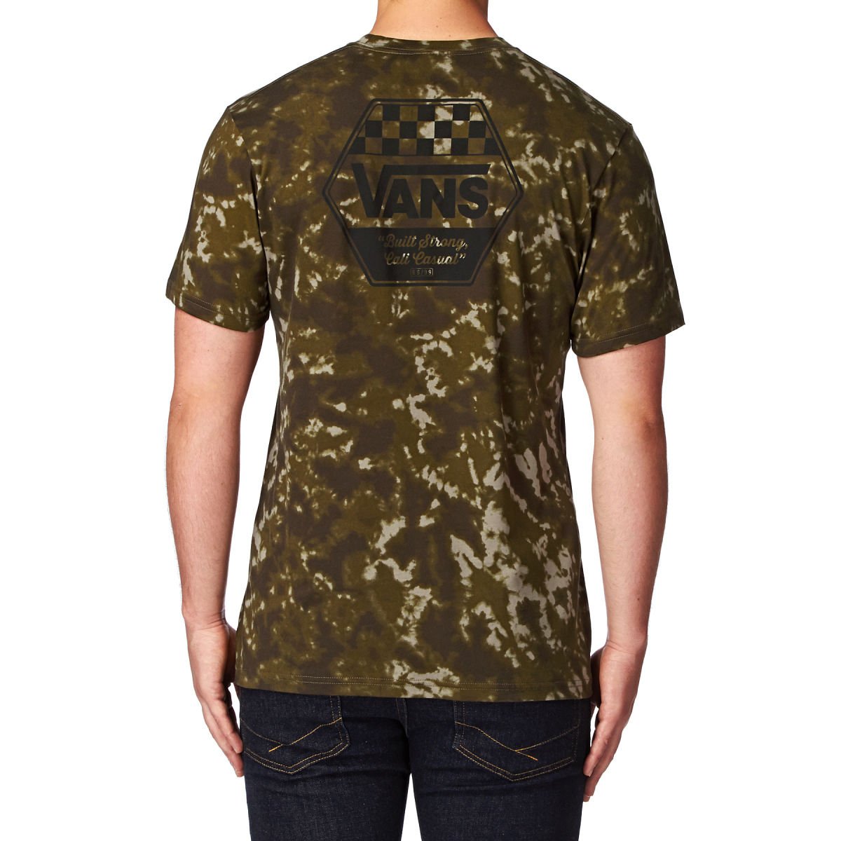 Vans Men's Graphic Pocket T-Shirt - Camouflage Print Casual Tee for Streetwear & Everyday Comfort