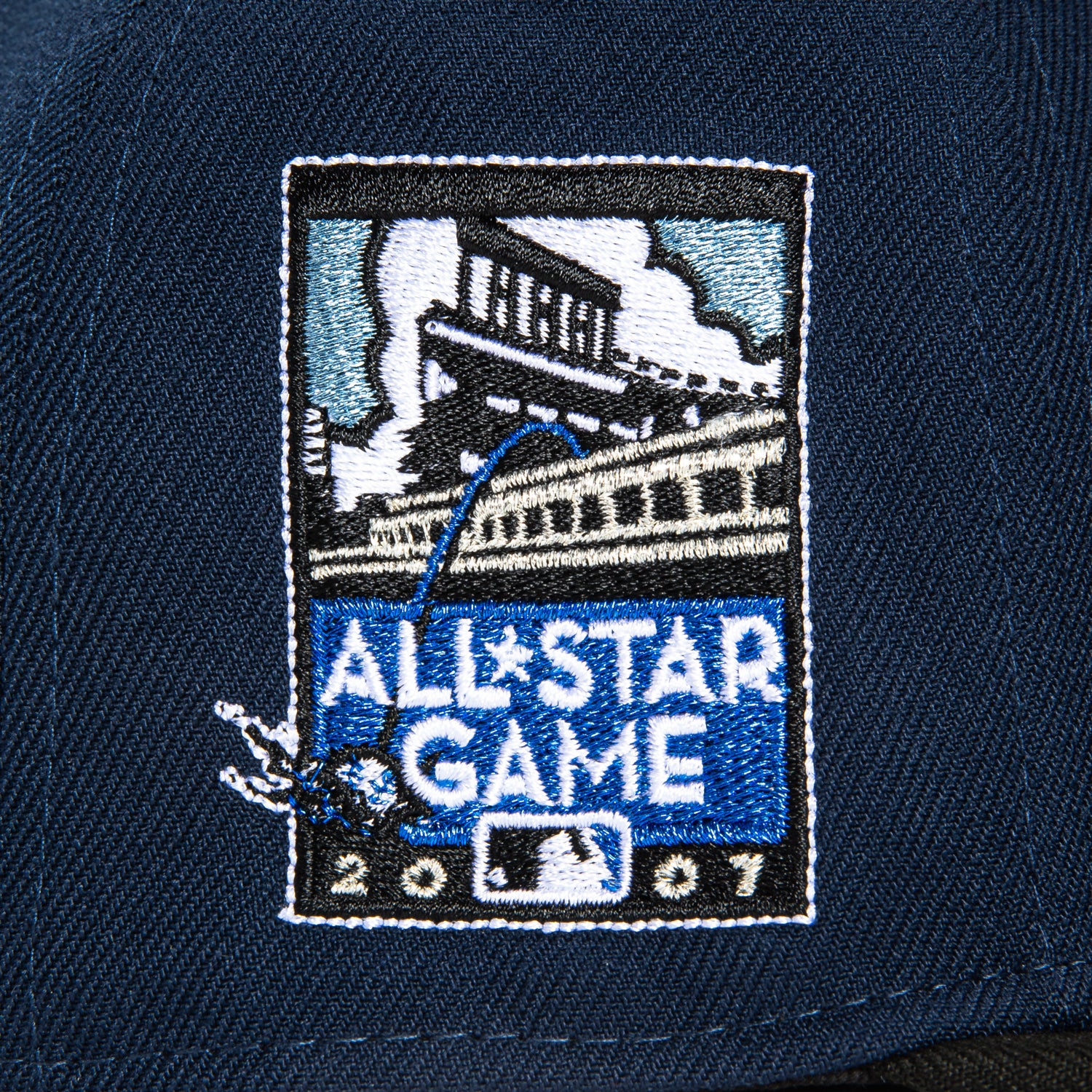 New Era 59Fifty San Francisco Giants 2007 All Star Game Patch Snapback Hat - Navy & Black Color - Perfect for Baseball Games, Sports Events and Streetwear Fashion