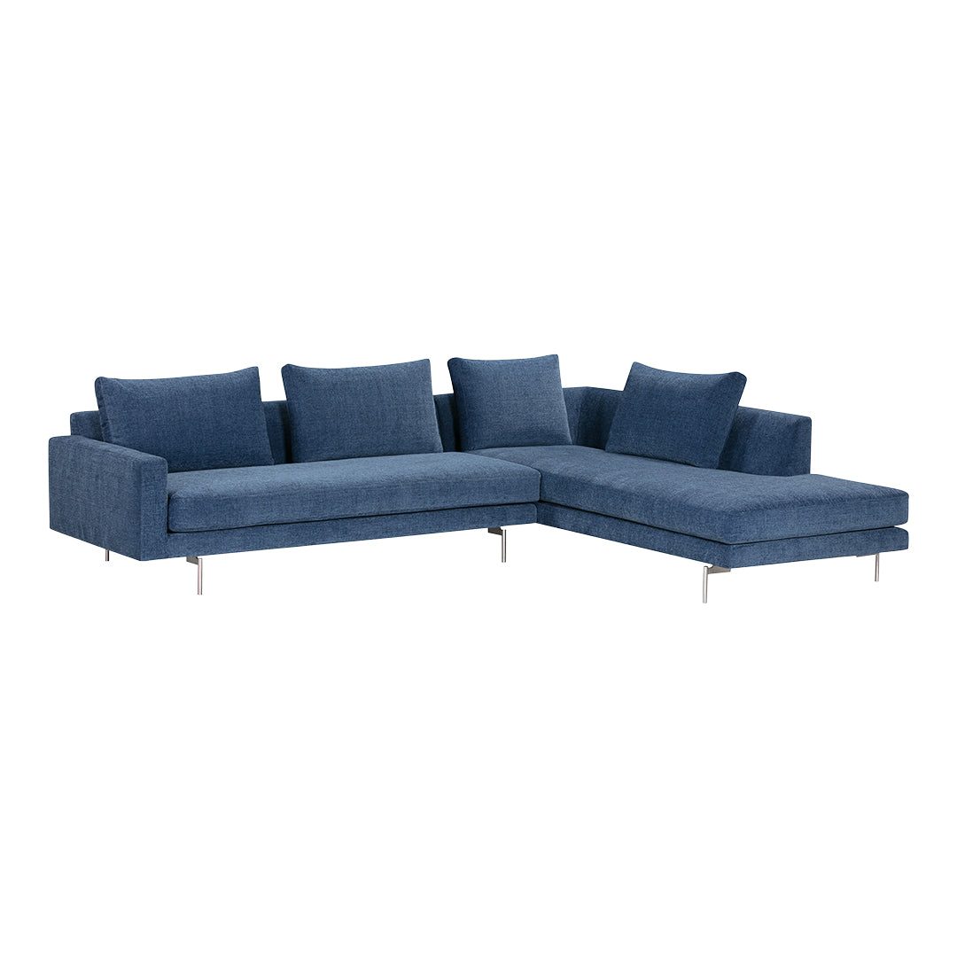 Edge V2 Pre-Configured Sofa Set - Modern Living Room Furniture for Easy Setup | Perfect for Small Spaces & Apartment Decor
