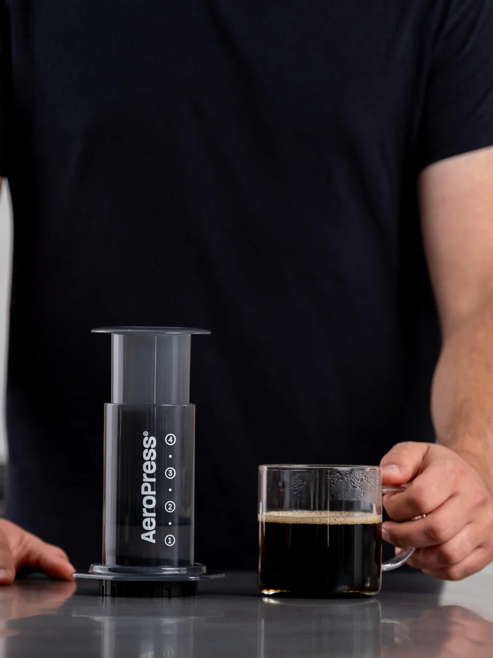 Aeropress Coffee Maker – Portable Espresso & Coffee Press for Travel, Camping, Home & Office – Fast & Easy Brewing with Rich Flavor