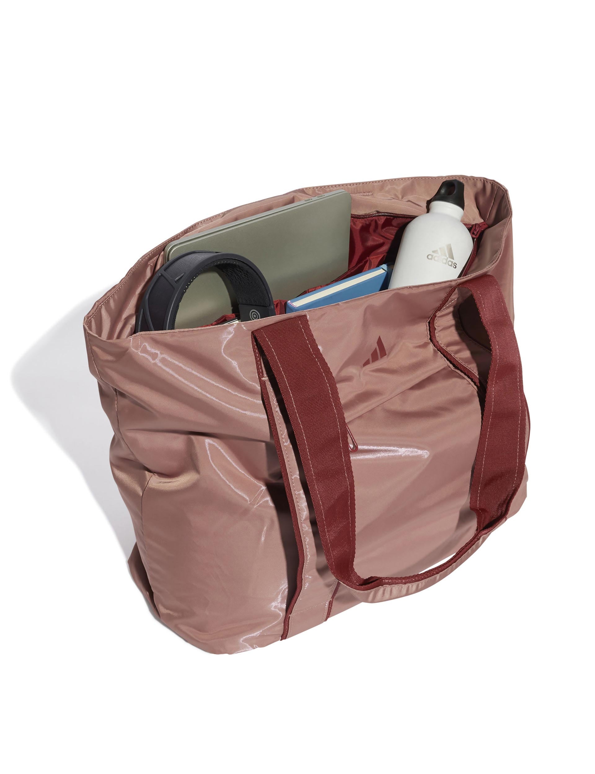 Eco-Friendly Yoga Tote Bag for Women - Warm Clay & Preloved Ruby Colors | Perfect for Yoga Class, Gym, Beach & Travel Accessories