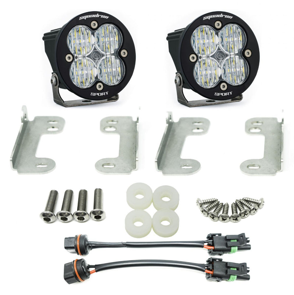 2024 Jeep JT Gladiator Fog Light Pocket Kit - Durable Off-Road LED Fog Lights for Jeep Gladiator JT (2024) - Perfect for Night Driving & Off-Road Adventures