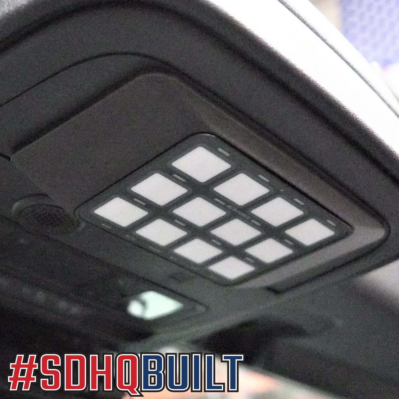 2021-2024 Ford Bronco & Bronco Raptor SDHQ Built Switch Pros RCR FORCE 12 Keypad Mount | Off-Road Vehicle Accessory | Perfect for Adventure & Overlanding Trips
