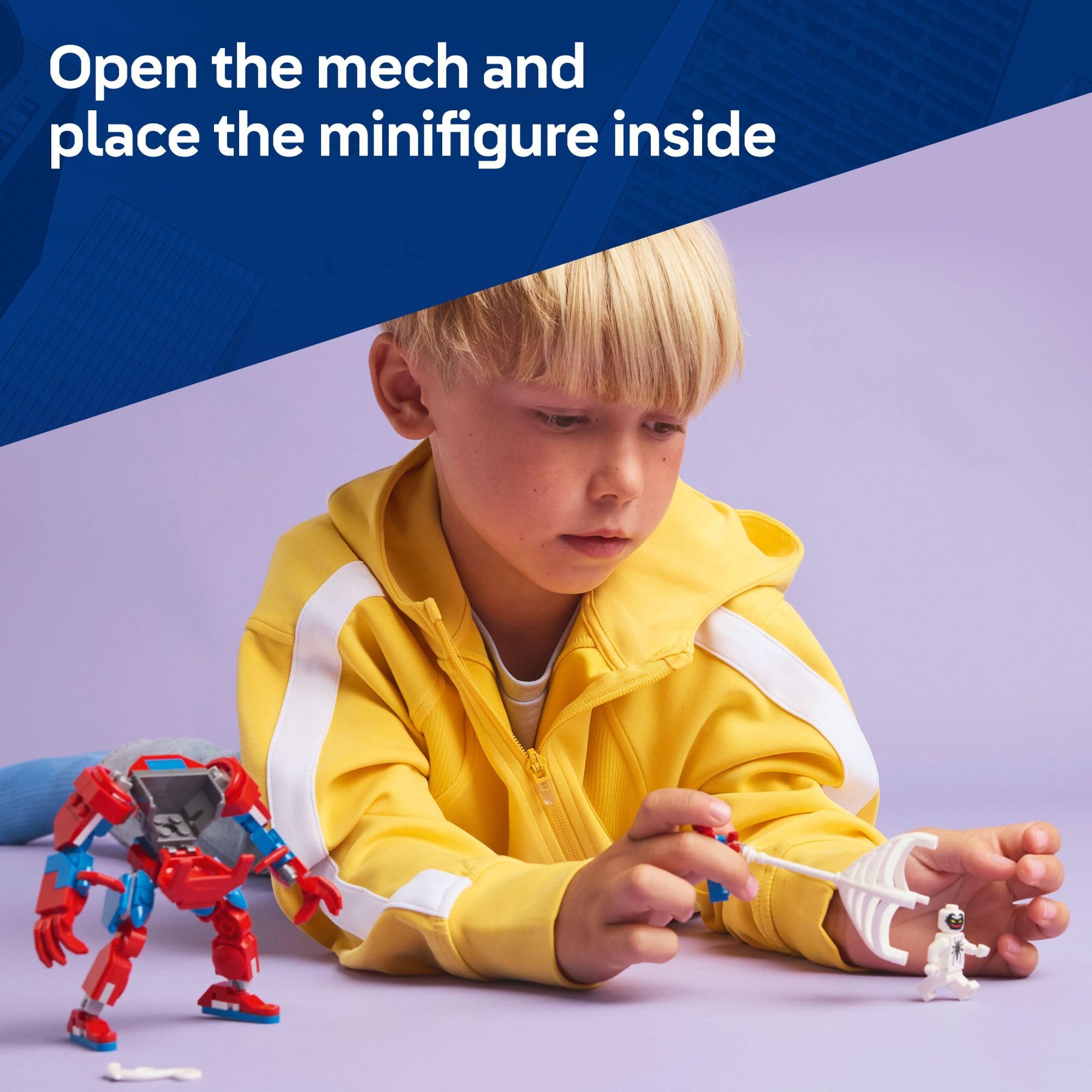 LEGO Marvel Spider-Man Mech vs. Anti-Venom Building Blocks Set - 76308 Superhero Toy for Kids Ages 6+ | Buildable Action Figures for Boys & Girls | Perfect Birthday Gift for Marvel Fans | Creative Play & Collectible Display