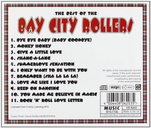 Best of Bay City Rollers CD - Greatest Hits Album | 70s Scottish Pop Rock Music Collection - Perfect for Parties, Road Trips & Retro Music Lovers