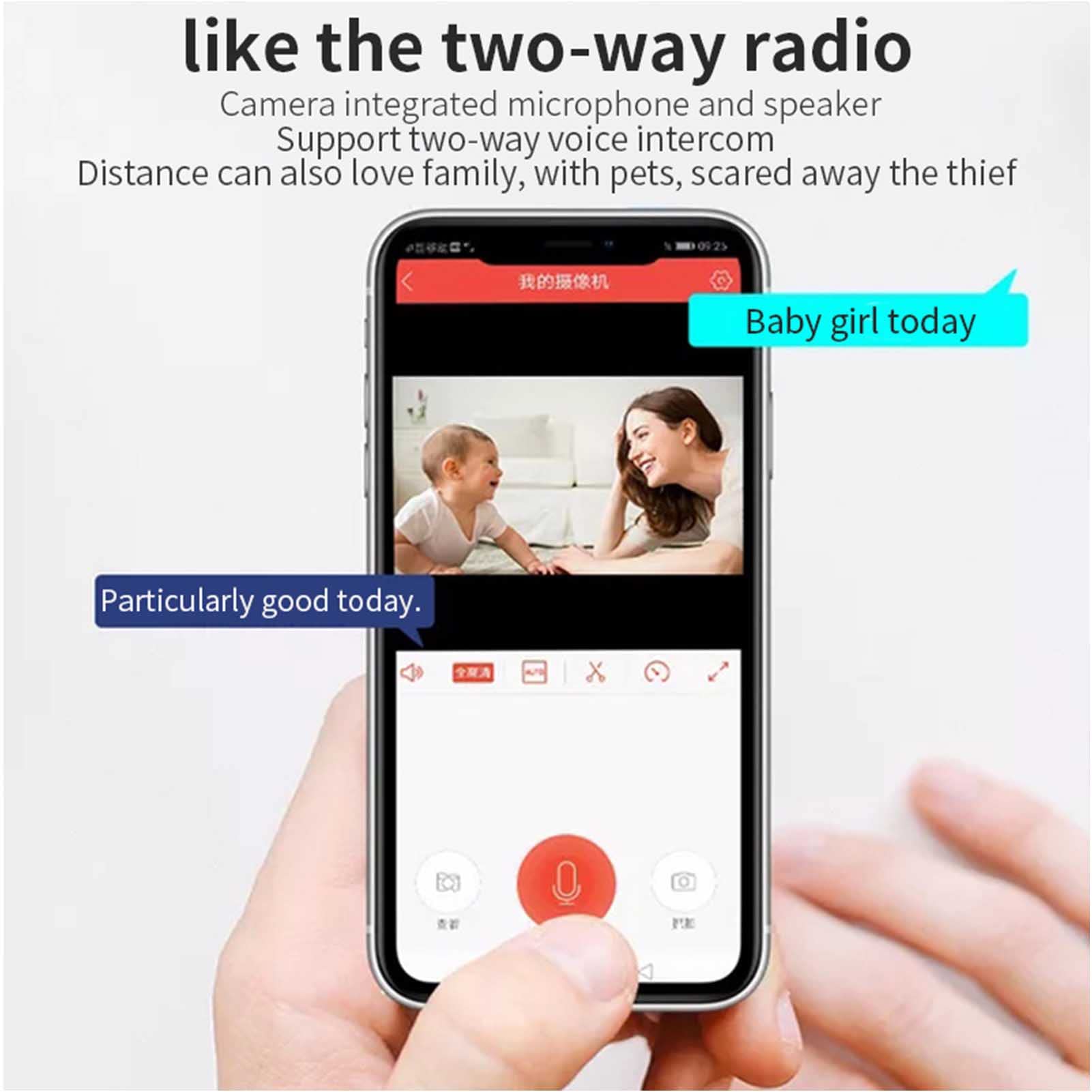 360° Indoor Security Camera with Motion Detection | 2.4GHz/5G WiFi Smart Dome Surveillance Camera | Night Vision & Two-Way Audio | E27 Bulb Base Installation | Ideal for Doorway, Bedroom & Home Security Monitoring