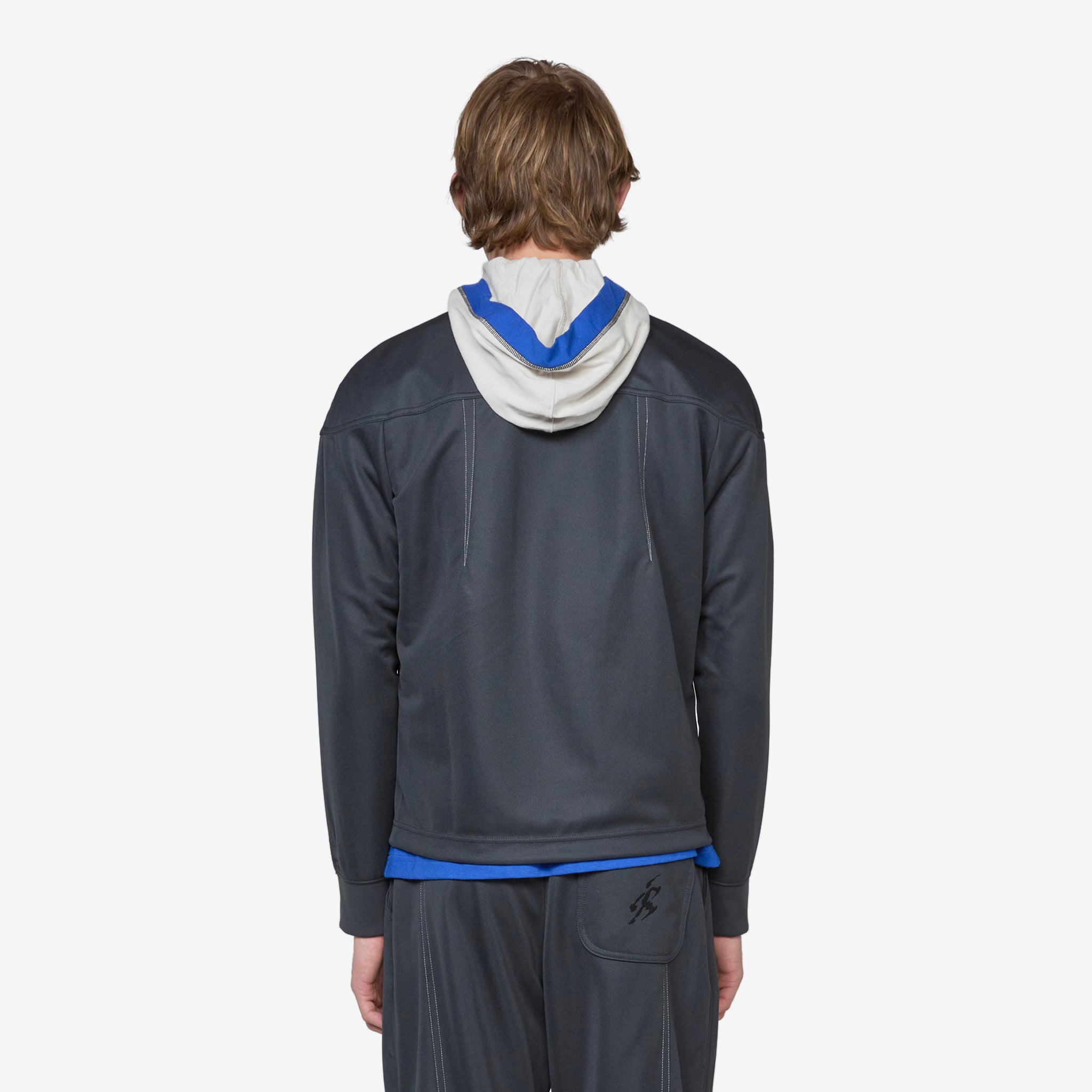 ASICS NOVALIS Styrax Track Jacket for Men & Women - Lightweight Running Windbreaker with Breathable Fabric - Perfect for Jogging, Gym Workouts & Outdoor Sports (Anthracite)