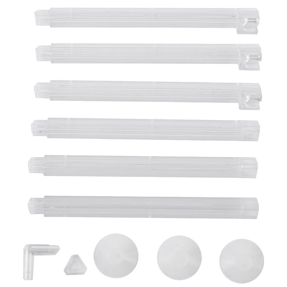 TOPINCN Aquarium Air Curtain - Transparent Plastic Bubble Release Bar for Fish Tank, Air Vent Diffuser & Decor Accessories - Perfect for Freshwater & Saltwater Aquariums, Fish Tank Decoration & Oxygenation