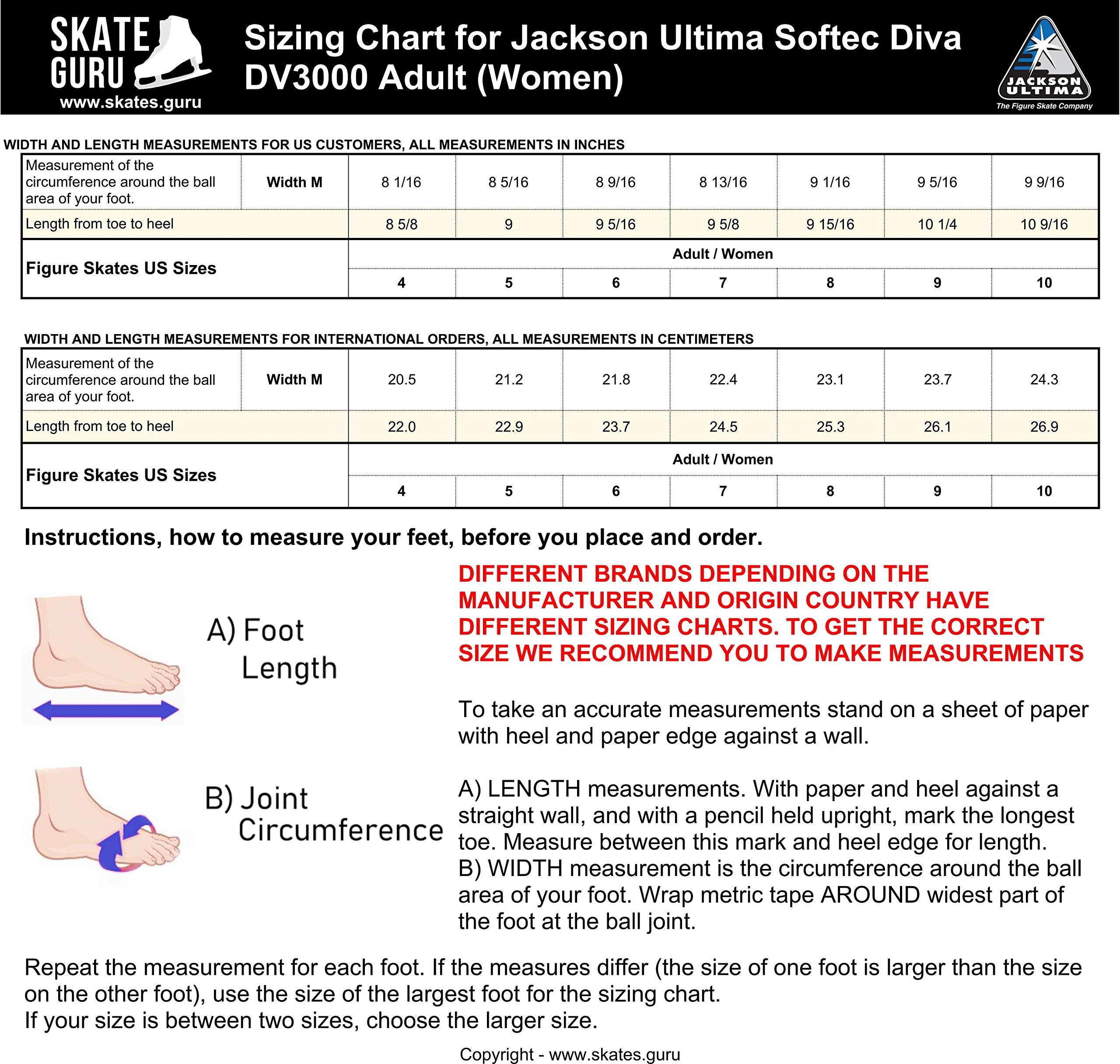 Jackson Ultima Figure Ice Skates Softec for Women and Girls - Premium Comfort & Performance for Ice Skating, Figure Skating Practice, and Ice Rink Performances