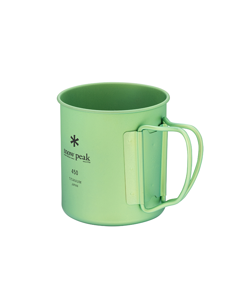Premium Titanium Single Wall 450ml Camping Cup - Lightweight & Durable for Outdoor Adventures, Hiking, and Travel