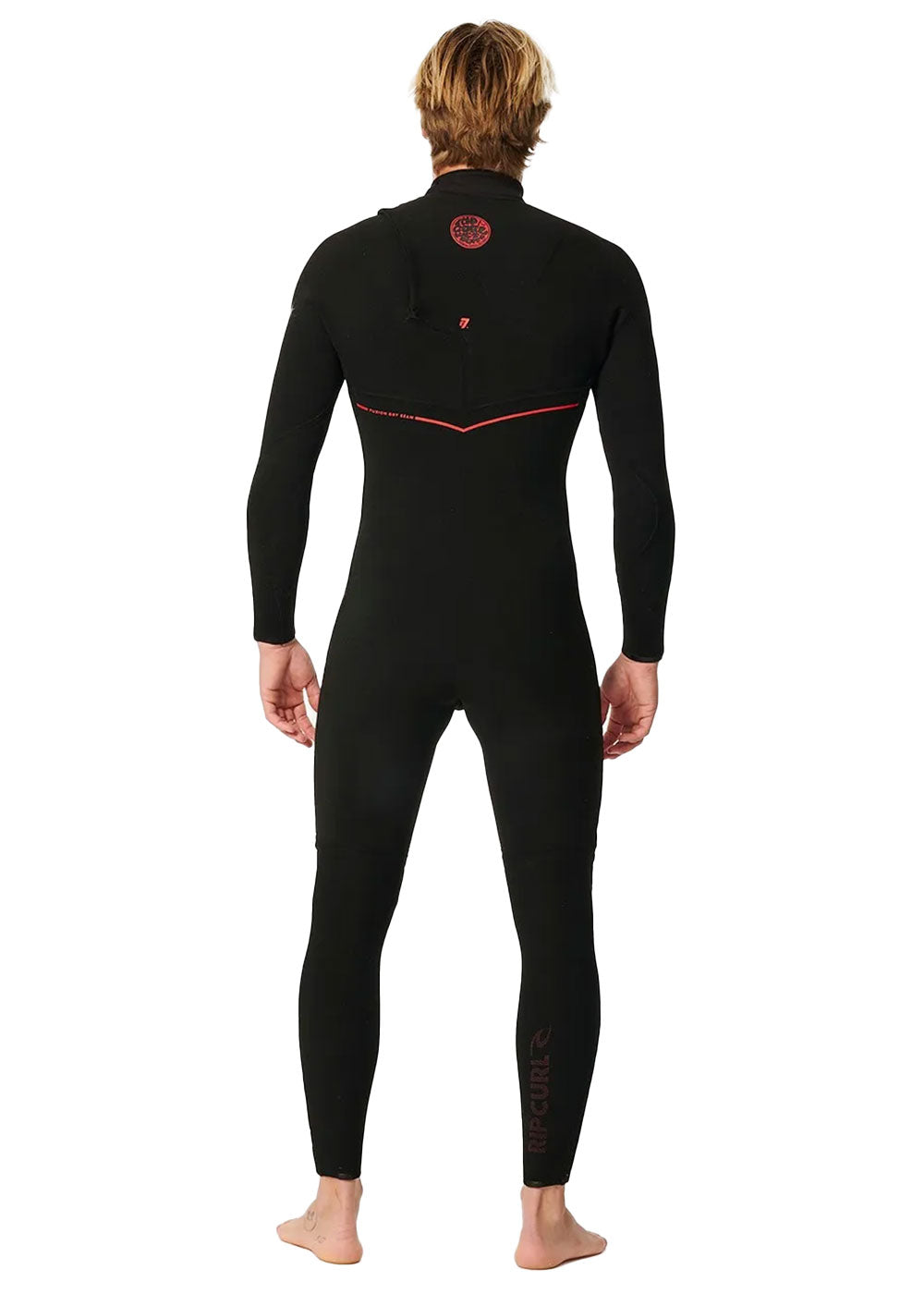 Rip Curl Men's F Bomb Fusion 3/2mm GB Zip Free Steamer Wetsuit - Premium Neoprene Surfing Suit for Cold Water Surfing, Diving & Water Sports