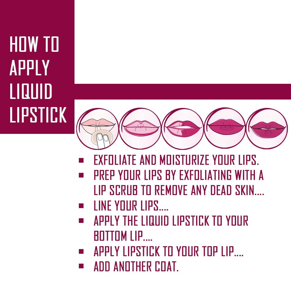 PERPAA® Star Matte Liquid Lipstick Set of 3 - Long Lasting, Waterproof & Smudge Proof (Cherry Red, Neon Red, Electric Pink) 2.5ml Each | Vegan Cruelty-Free Makeup for Parties, Date Night & Special Occasions