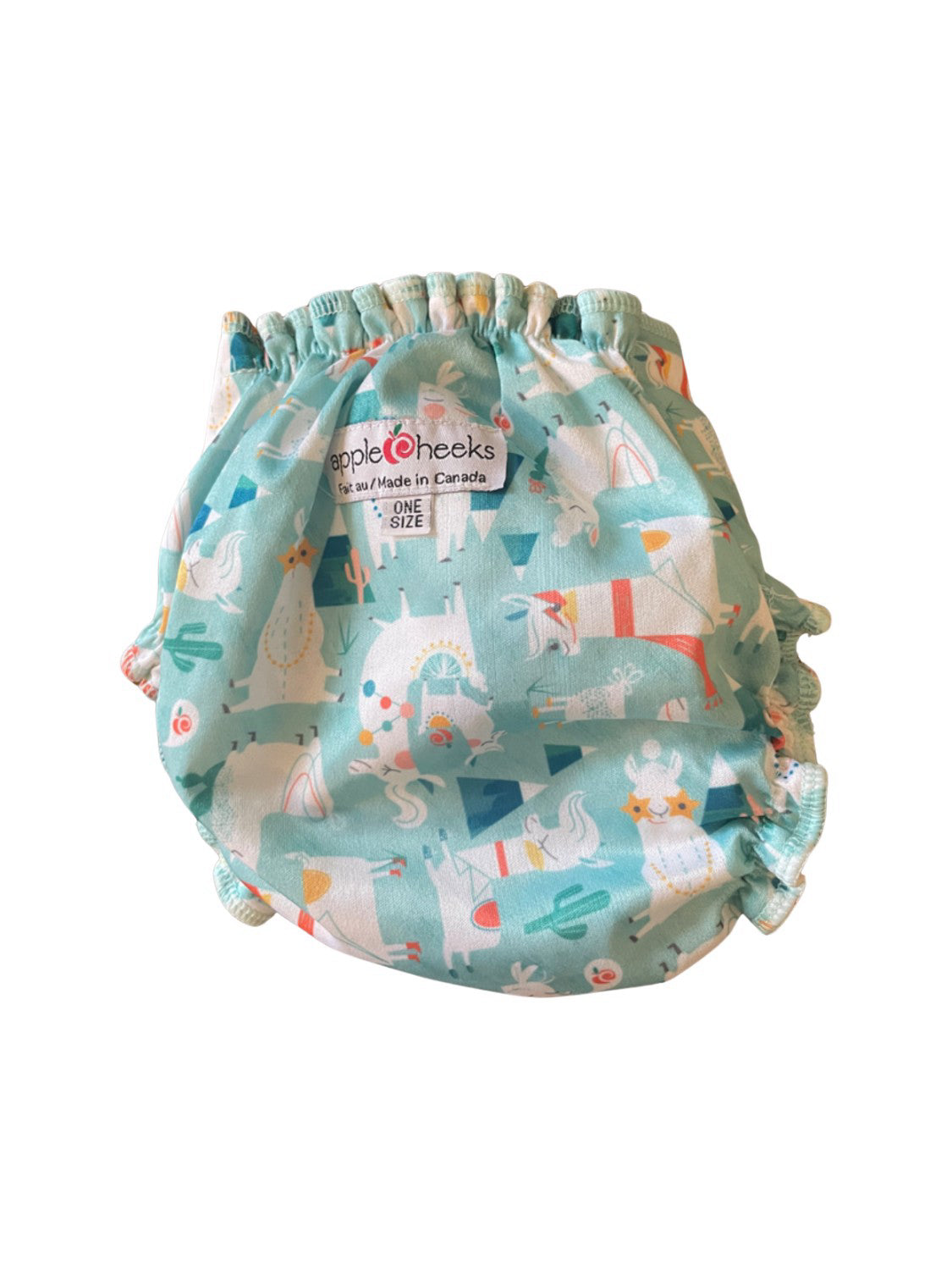 Apple Cheeks Cloth Diaper One Size - Reusable Eco-Friendly Baby Diapers for Newborns to Toddlers | Perfect for Daycare, Travel & Home Use