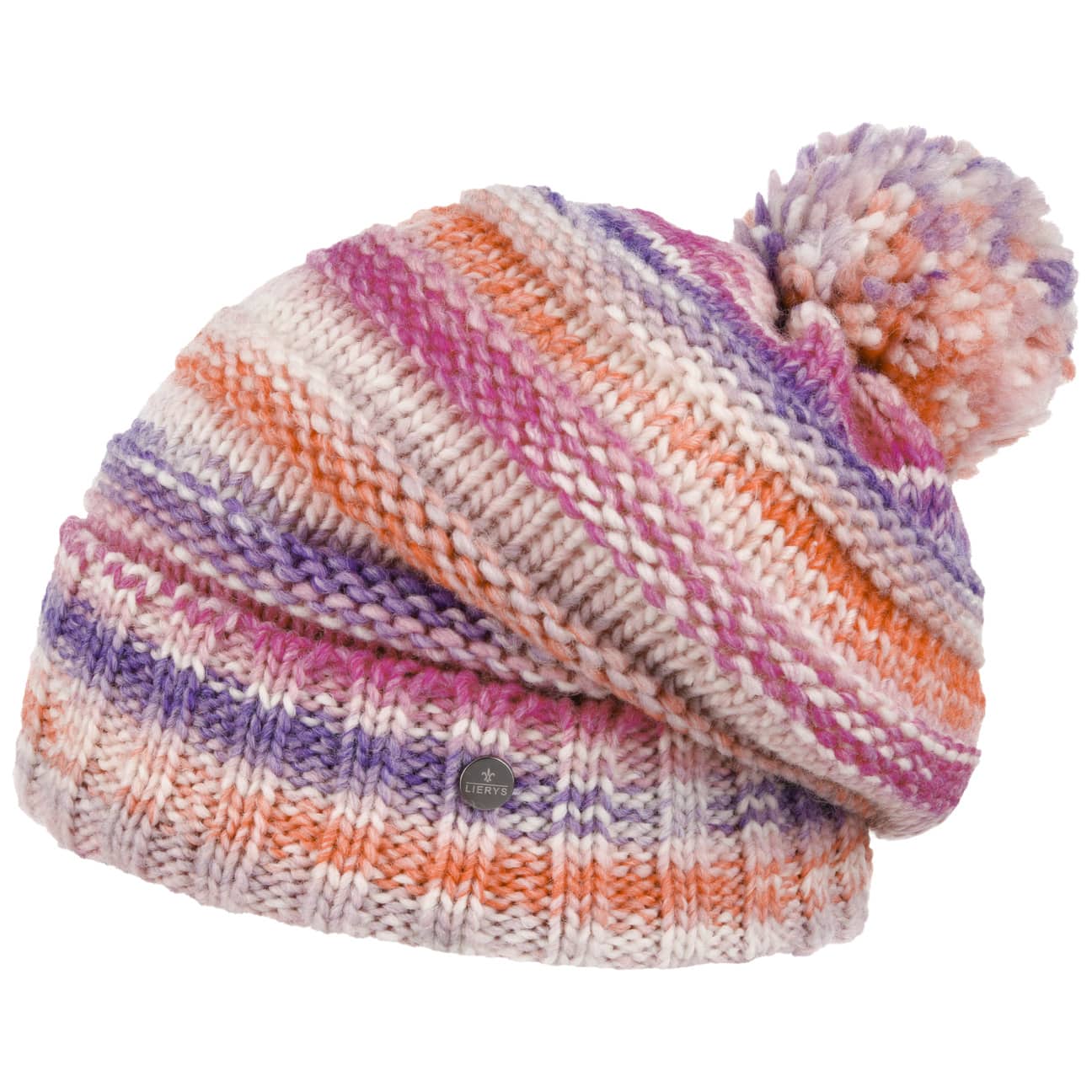 Lierys Faux Fur Pompom Beanie - Soft Winter Knit Hat for Women & Men - Cozy Cold Weather Accessory for Skiing, Snowboarding & Outdoor Activities