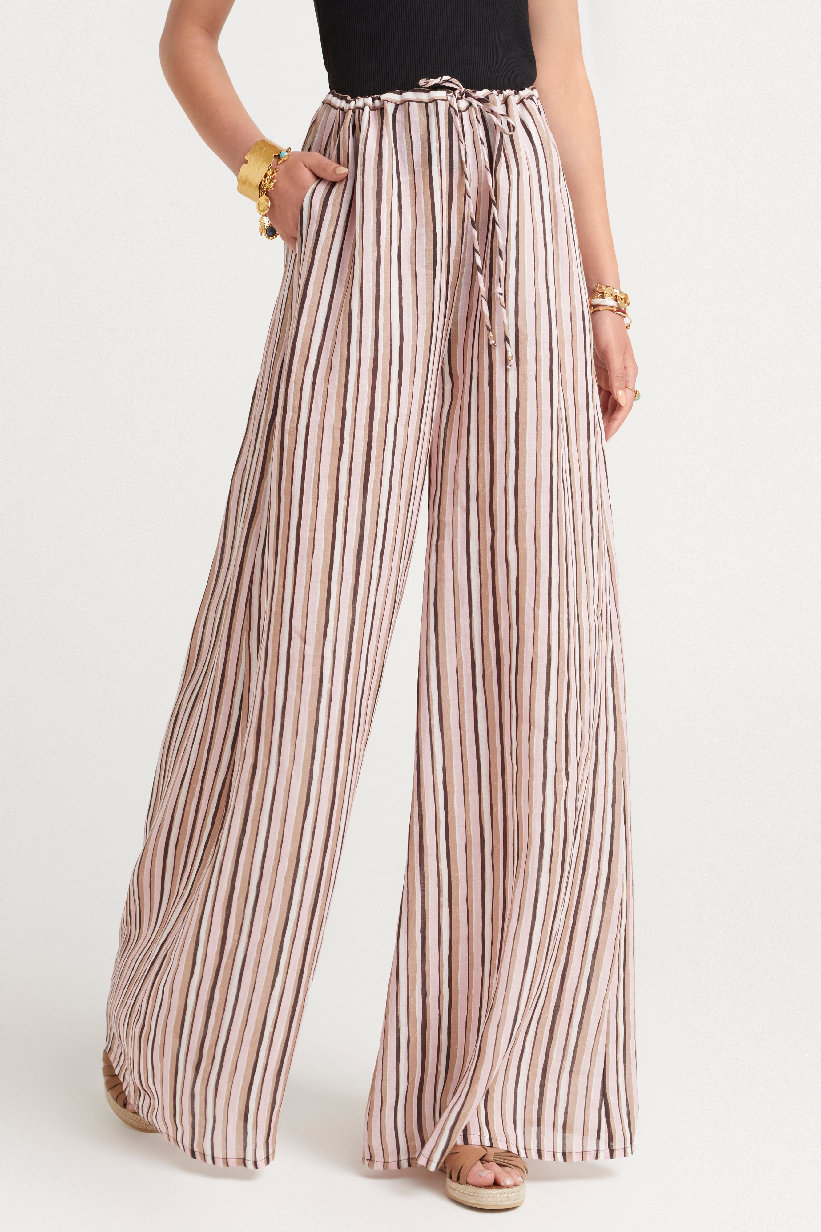Husk Eleni Printed Pants for Women - Stylish & Comfortable Casual Wear for Everyday Outfits, Work, and Travel