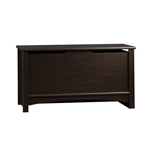 Sauder Shoal Creek Storage Chest in Jamocha Wood Finish - Stylish Home Organization for Bedroom, Living Room & Entryway