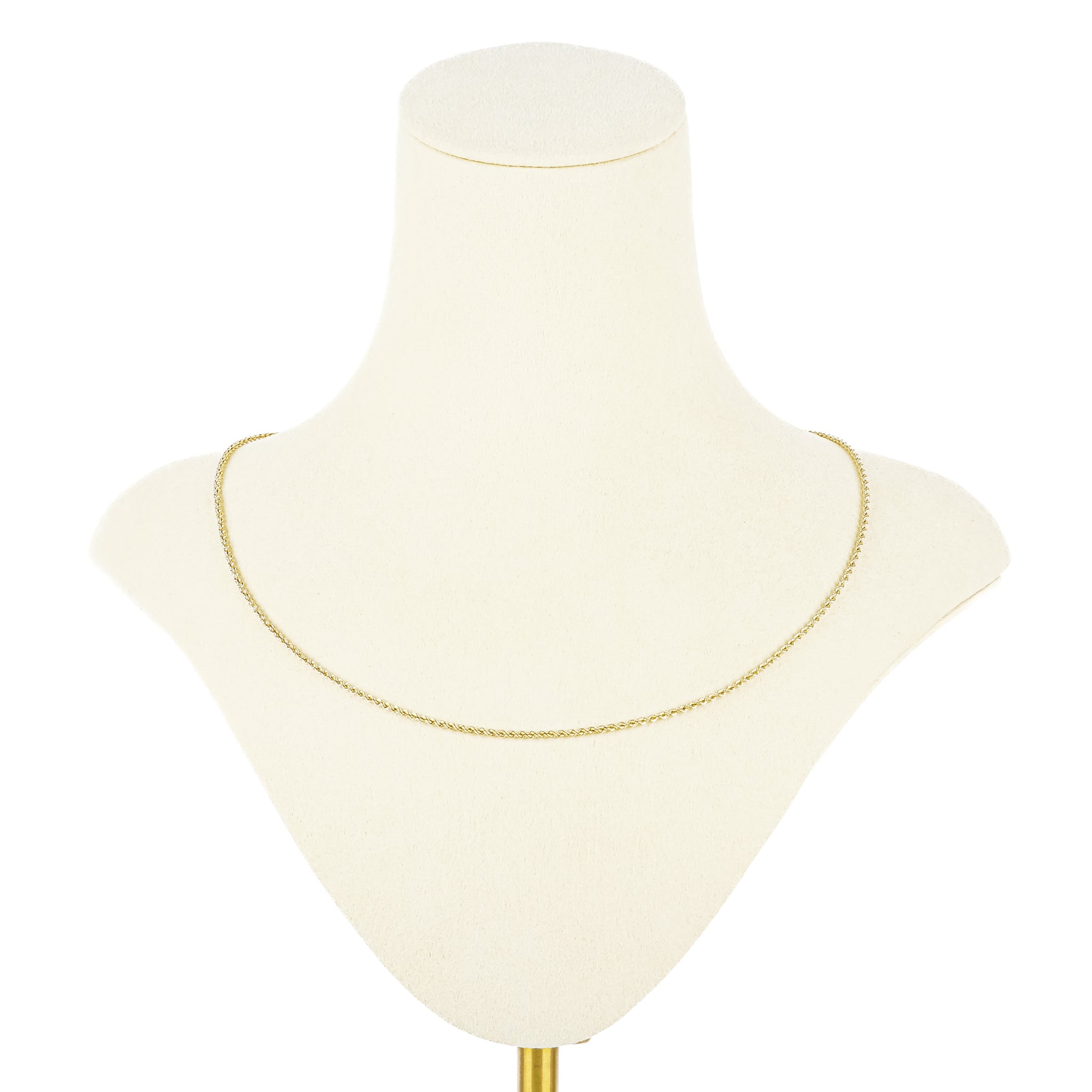 14K Yellow Gold Rope Chain Necklace for Women - Dainty & Elegant Jewelry Gift for Her - Perfect for Everyday Wear, Special Occasions & Layering