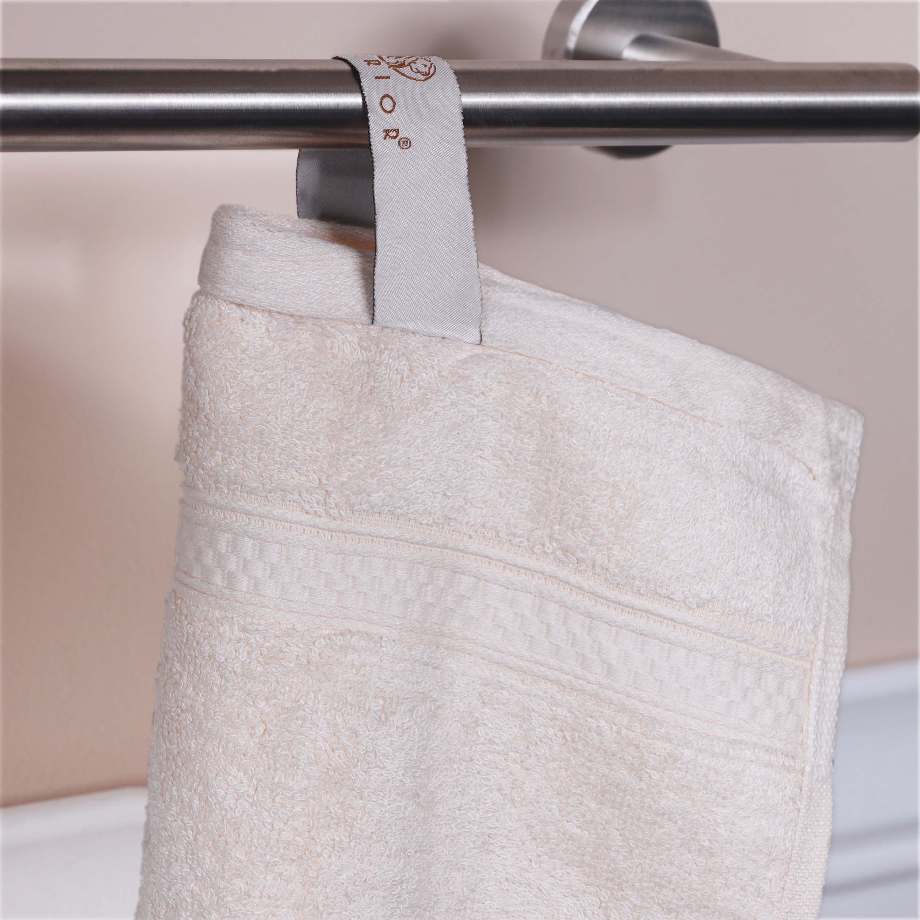 6-Piece Rayon Bamboo Blend Hand Towel Set | Soft & Absorbent Bath & Kitchen Towels for Home & Spa Use