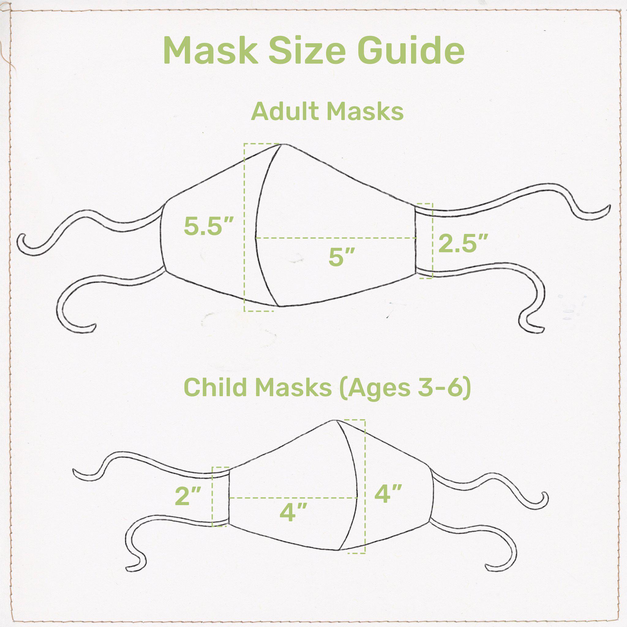 Soft Baa Bs the Lamb Cloth Face Mask for Adults & Kids - Breathable & Comfortable for School, Travel, and Daily Protection