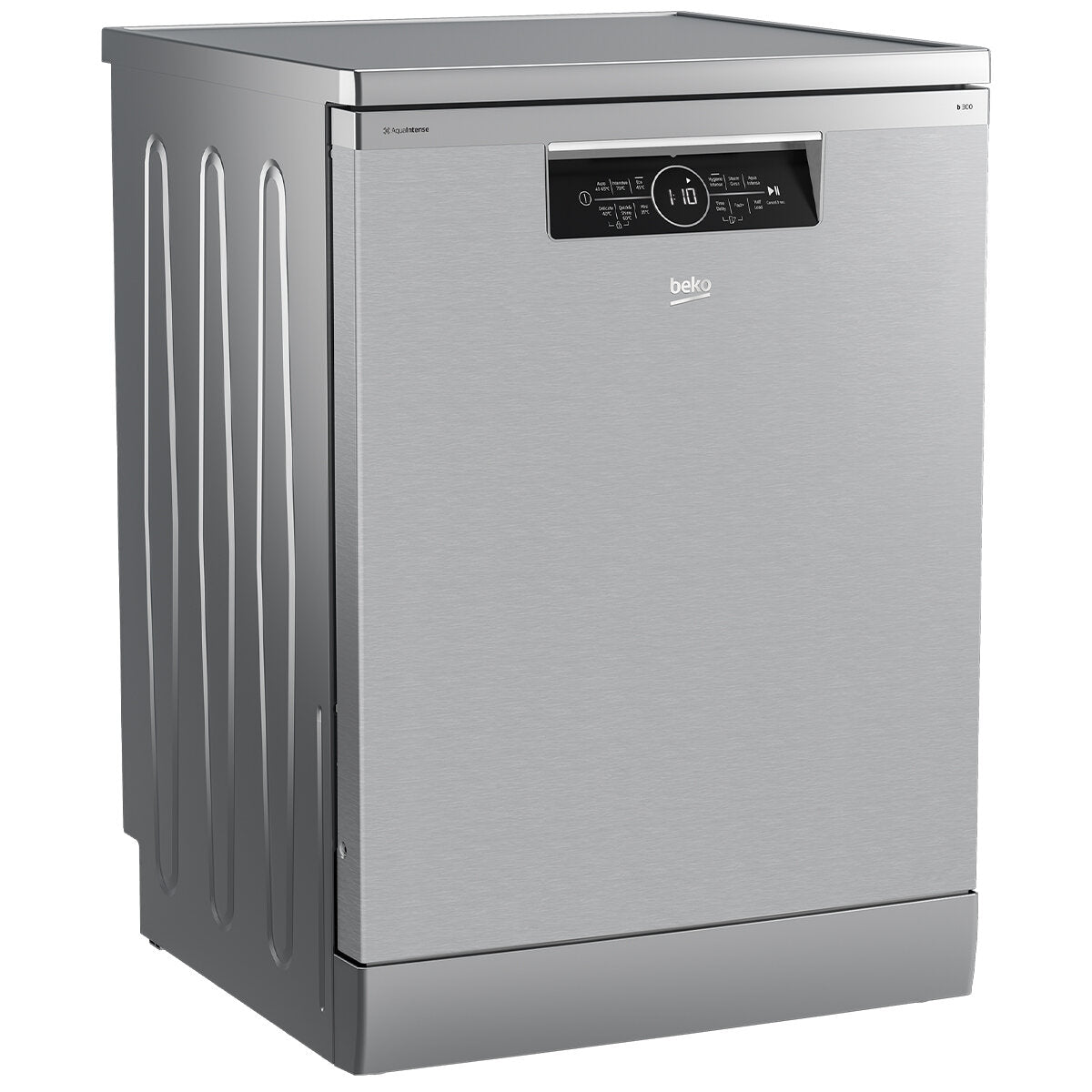 Beko BDFB1630X 60cm Stainless Steel Dishwasher with Auto Door, Fan Drying & 5-Year Warranty - Perfect for Small Kitchens, Apartments and Energy-Efficient Homes