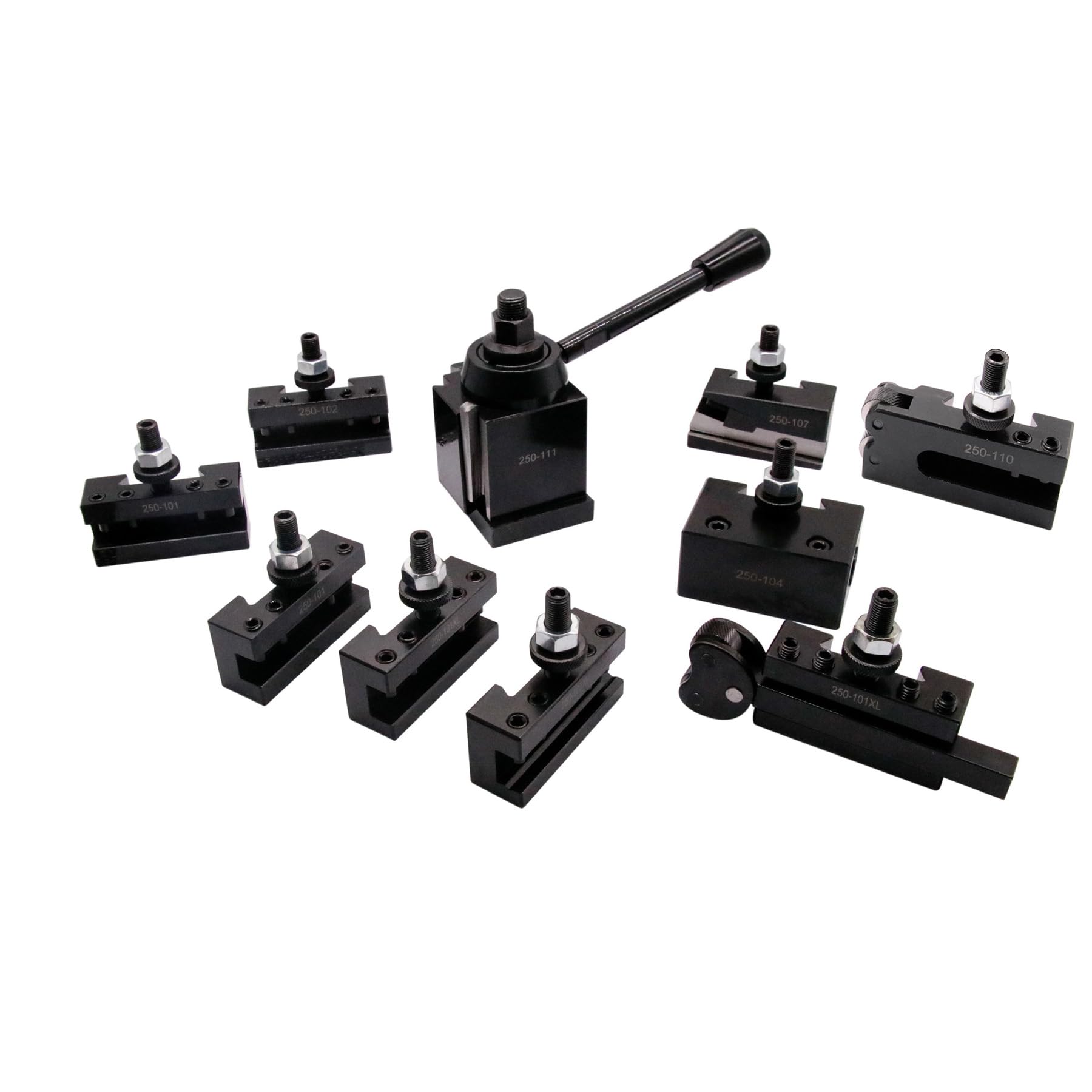 11-Piece AXA Wedge Type Quick Change Tool Post Set 250-111 for 6