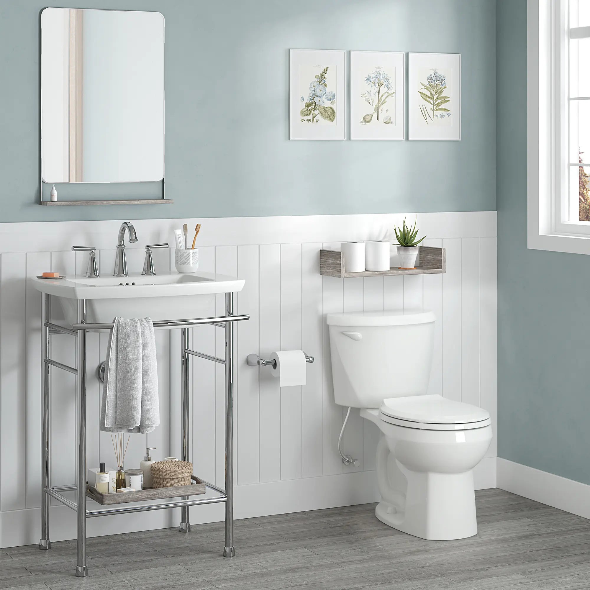 Colony® 3 Two-Piece 1.6 GPF/6.0 LPF Standard Height Round Front Toilet Without Seat - Perfect for Small Bathrooms & Water-Efficient Homes