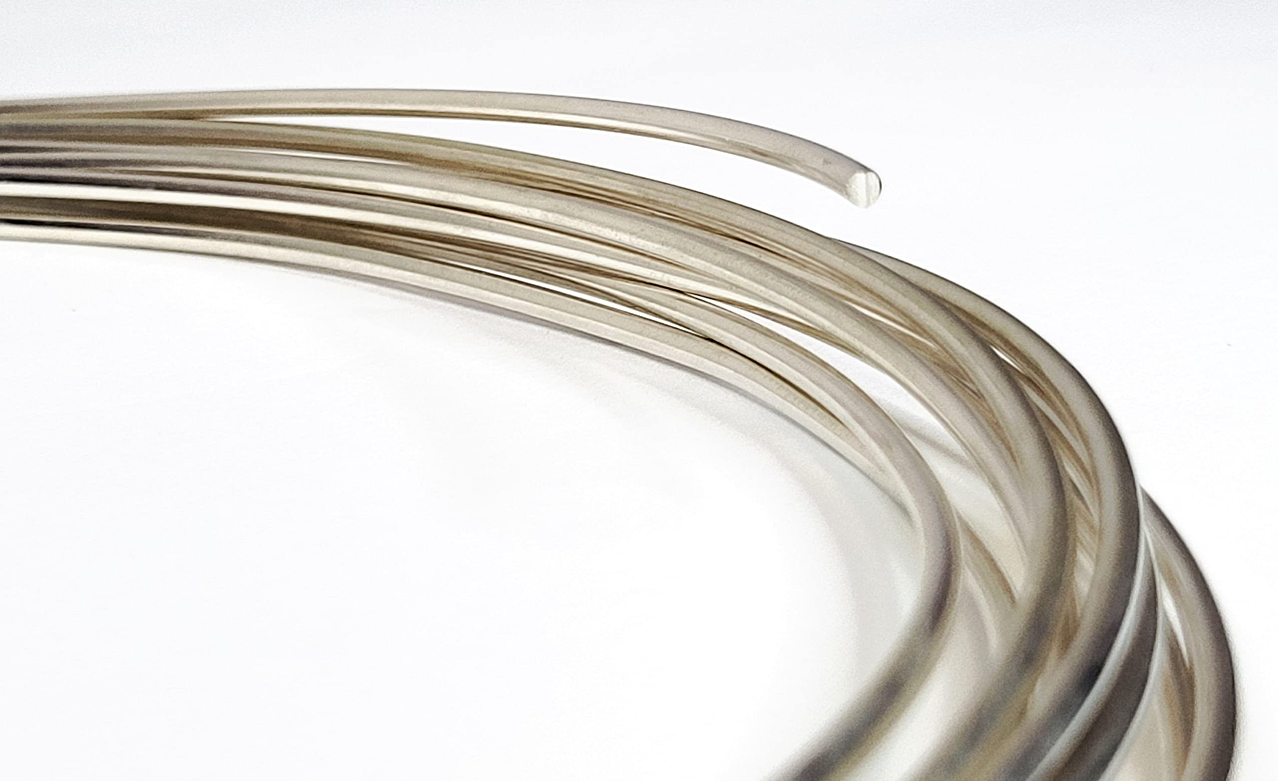 11 Gauge Round Dead Soft 925 Sterling Silver Wire - 3 Feet Jewelry Making Supplies for DIY Bracelets, Necklaces & Crafting Projects - WIZART Premium Art Wire