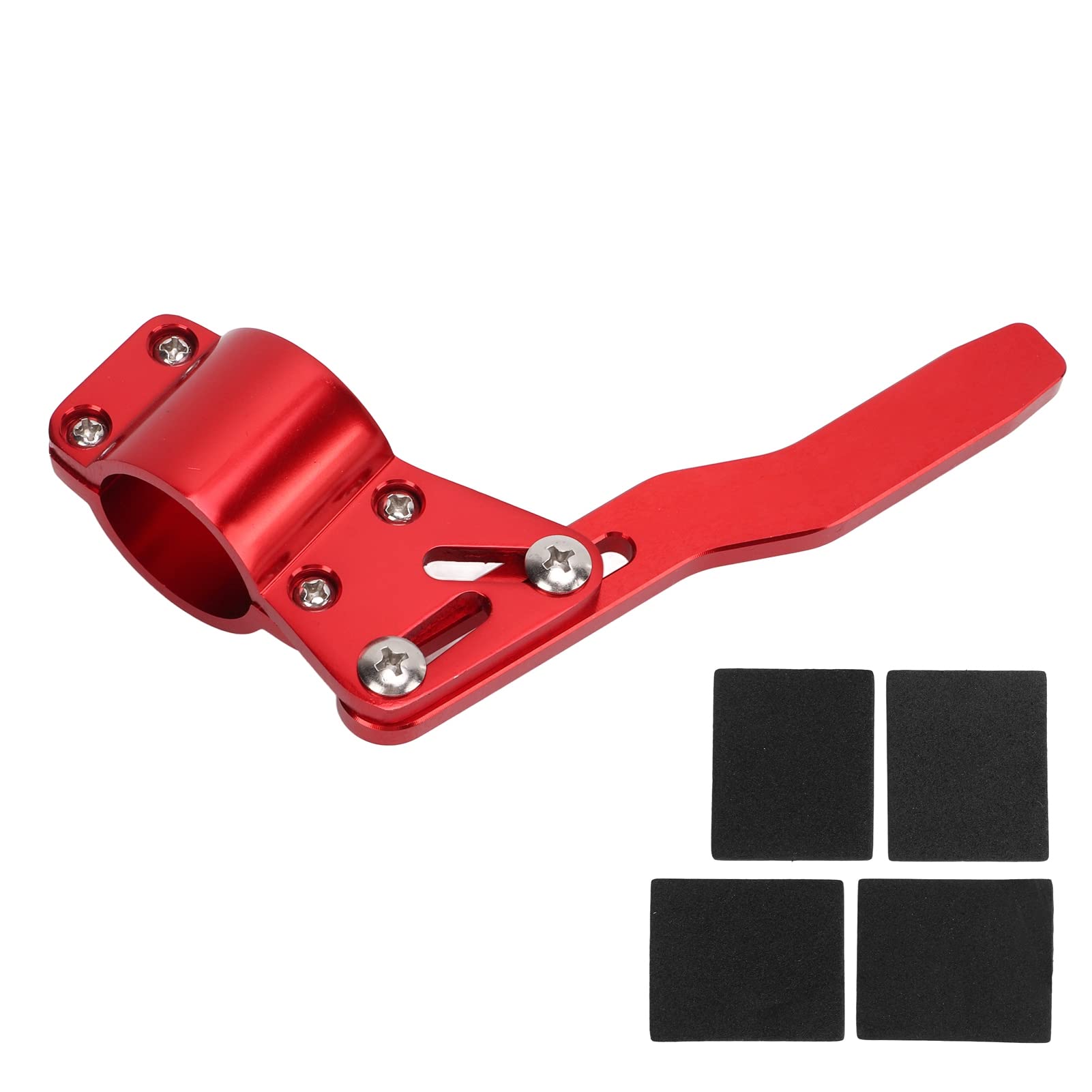 28mm Aluminum Alloy Steering Wheel Signal Rod Extension - Red Turn Signal Lever Position Up Kit for Enhanced Driving Comfort | Perfect for Racing, Drifting & Custom Car Modifications
