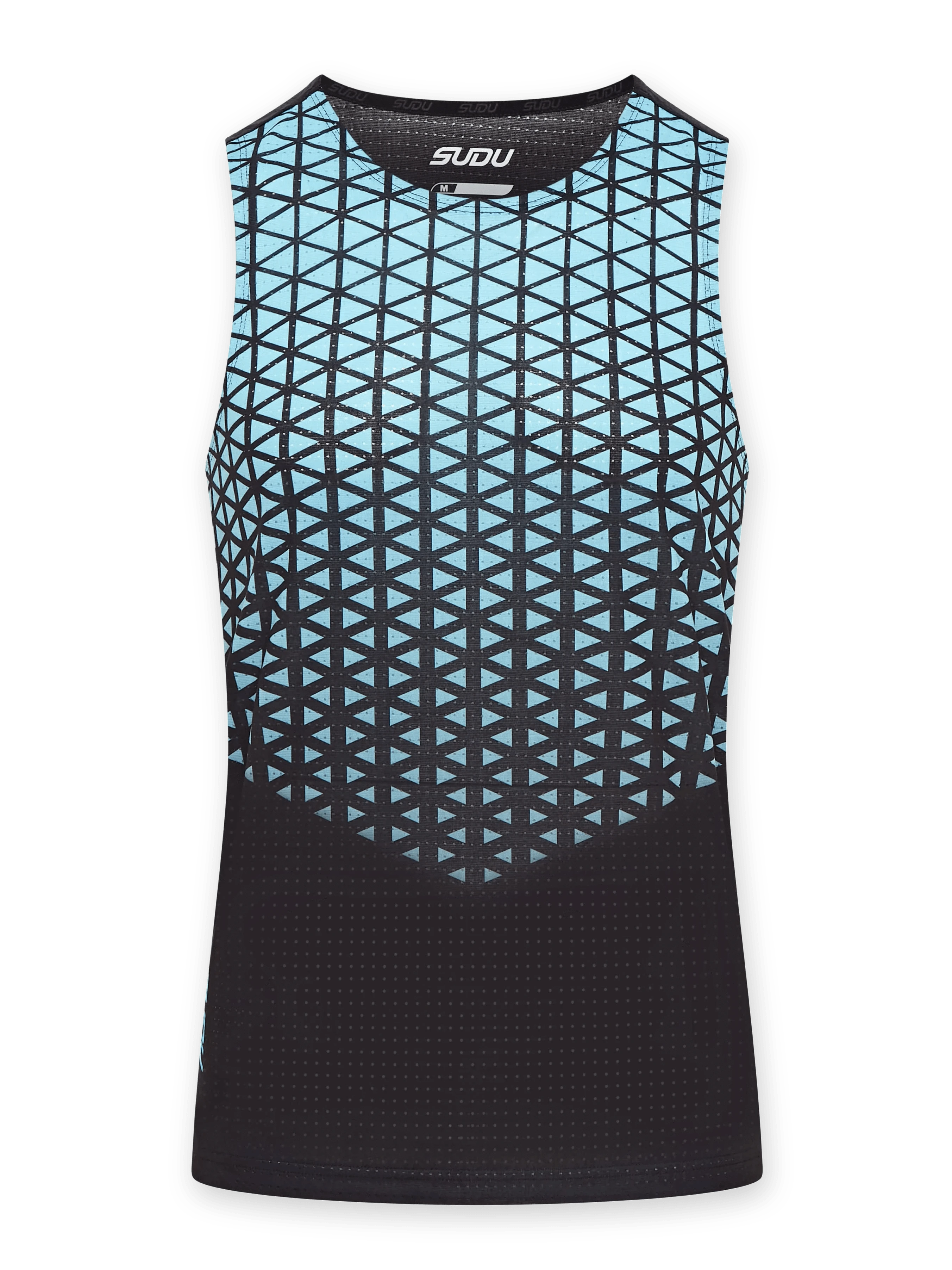SRV 01 Tactical Vest - Black & Light Blue - Adjustable Military Style Vest for Airsoft, Hunting & Outdoor Activities