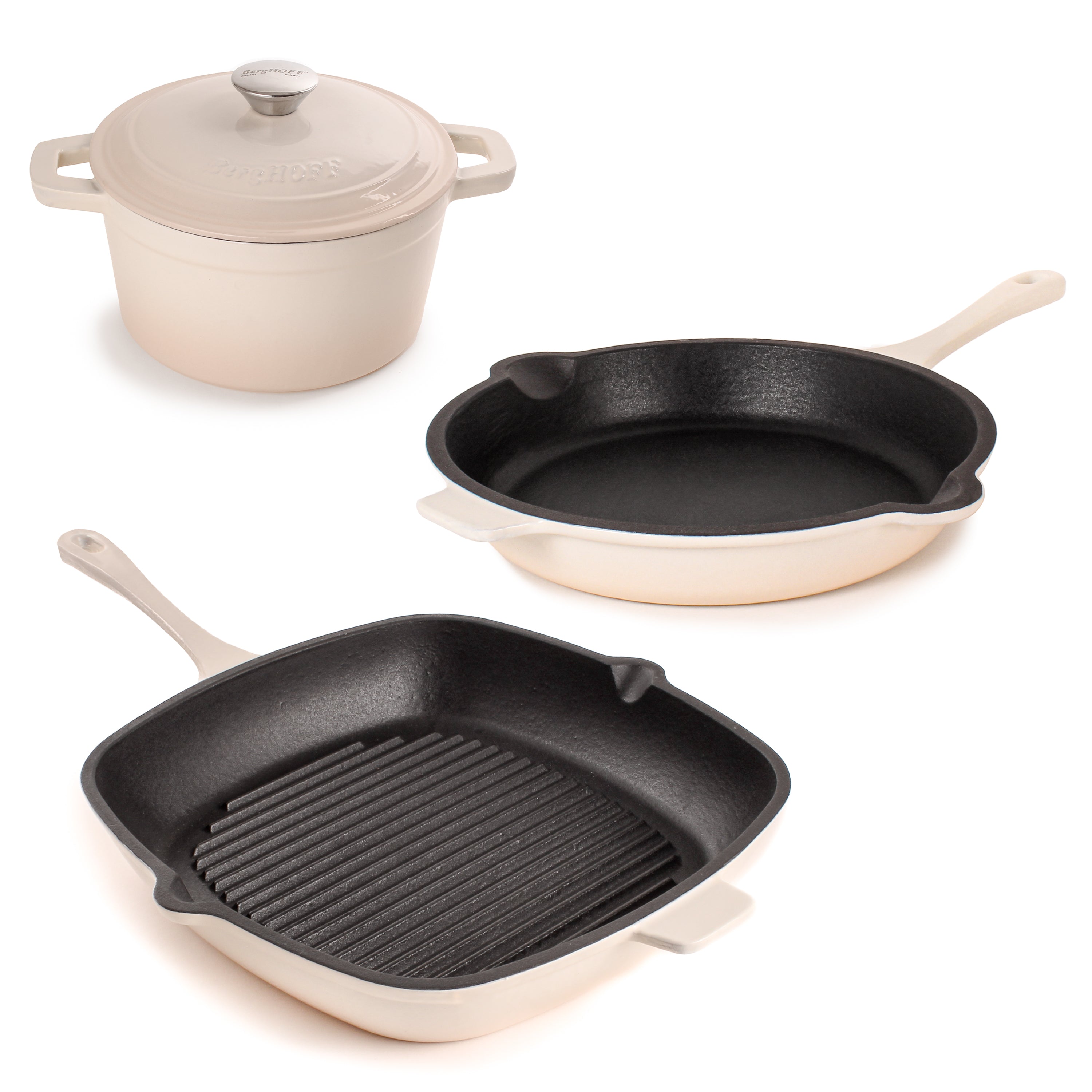 BergHOFF Neo 4-Piece Cast Iron Cookware Set - 10.5