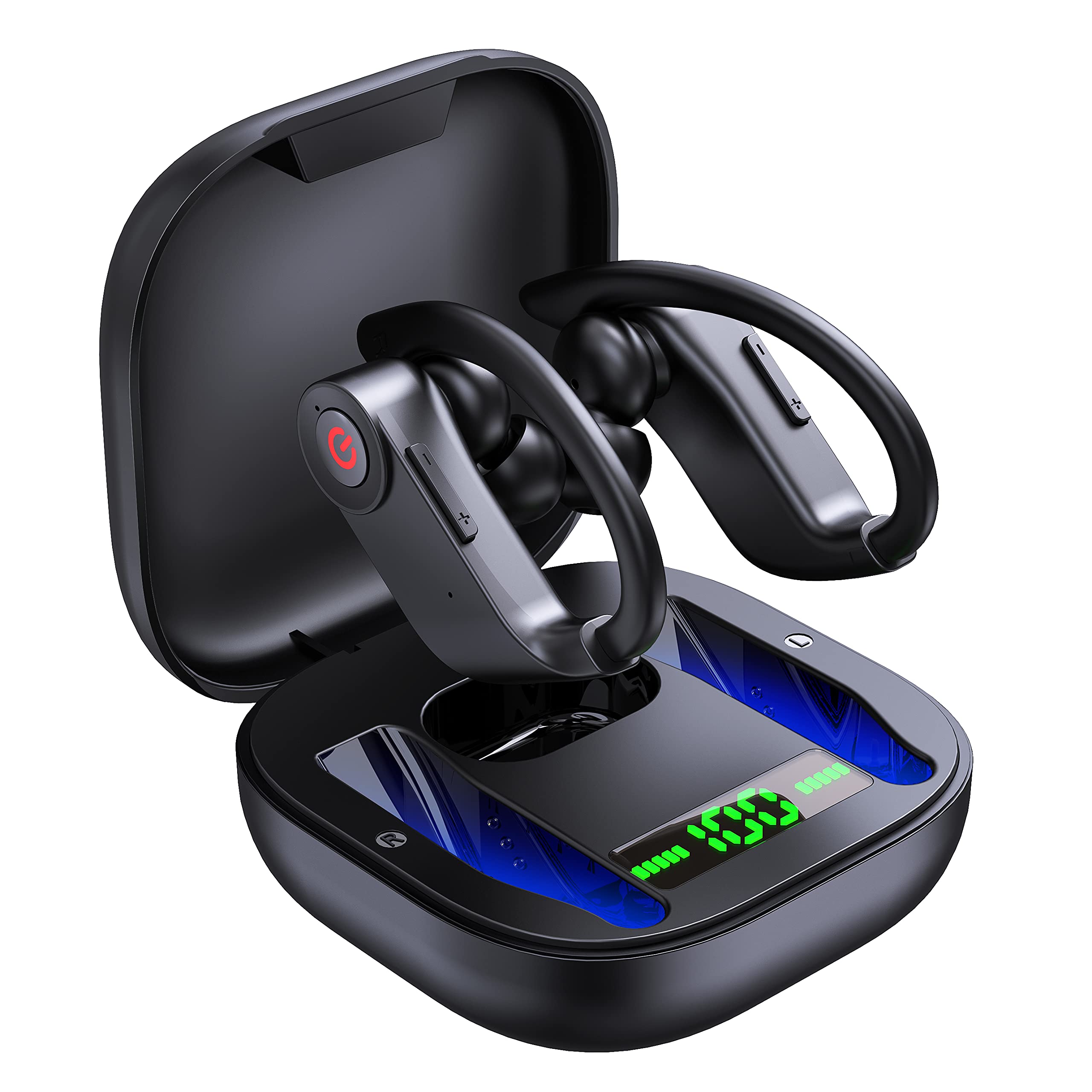 Wireless Earbuds Bluetooth 5.1, Noise Cancelling IPX7 Waterproof - 40H Playtime for Sports & Running