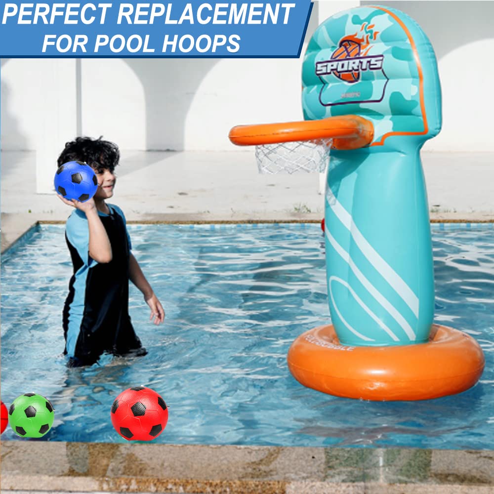 5 Inch Soft Foam Mini Soccer Balls - Slow Rising Indoor Training Balls for Kids & Adults | Perfect for Mini Soccer Hoops, Pool Games, Beach Fun & Stress Relief - No Pump Needed - Great Sports Gift for All Ages