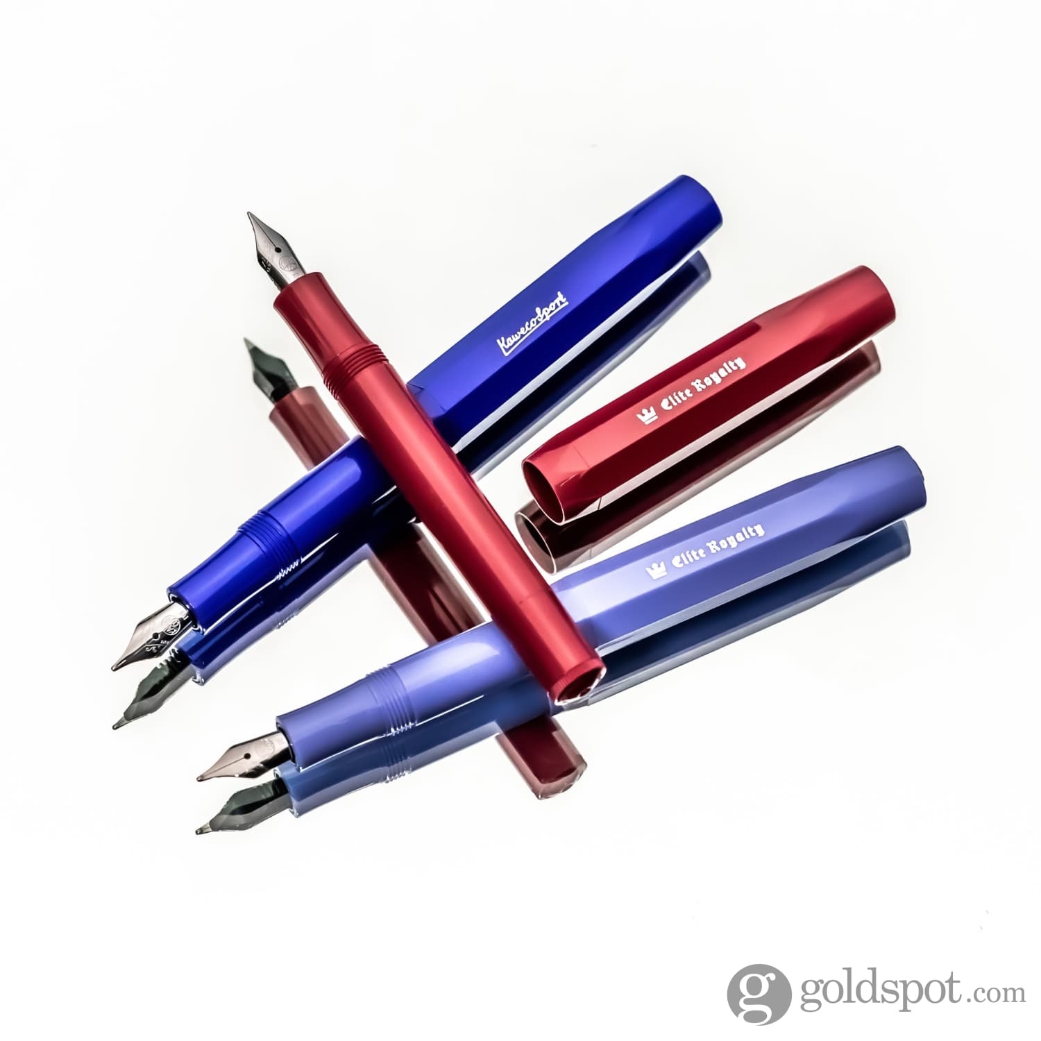 Kaweco Elite Royalty Sport Fountain Pen - Premium Deep Red Ink Writing Pen for Calligraphy, Journaling & Office Use - Luxury Gift for Writers & Professionals