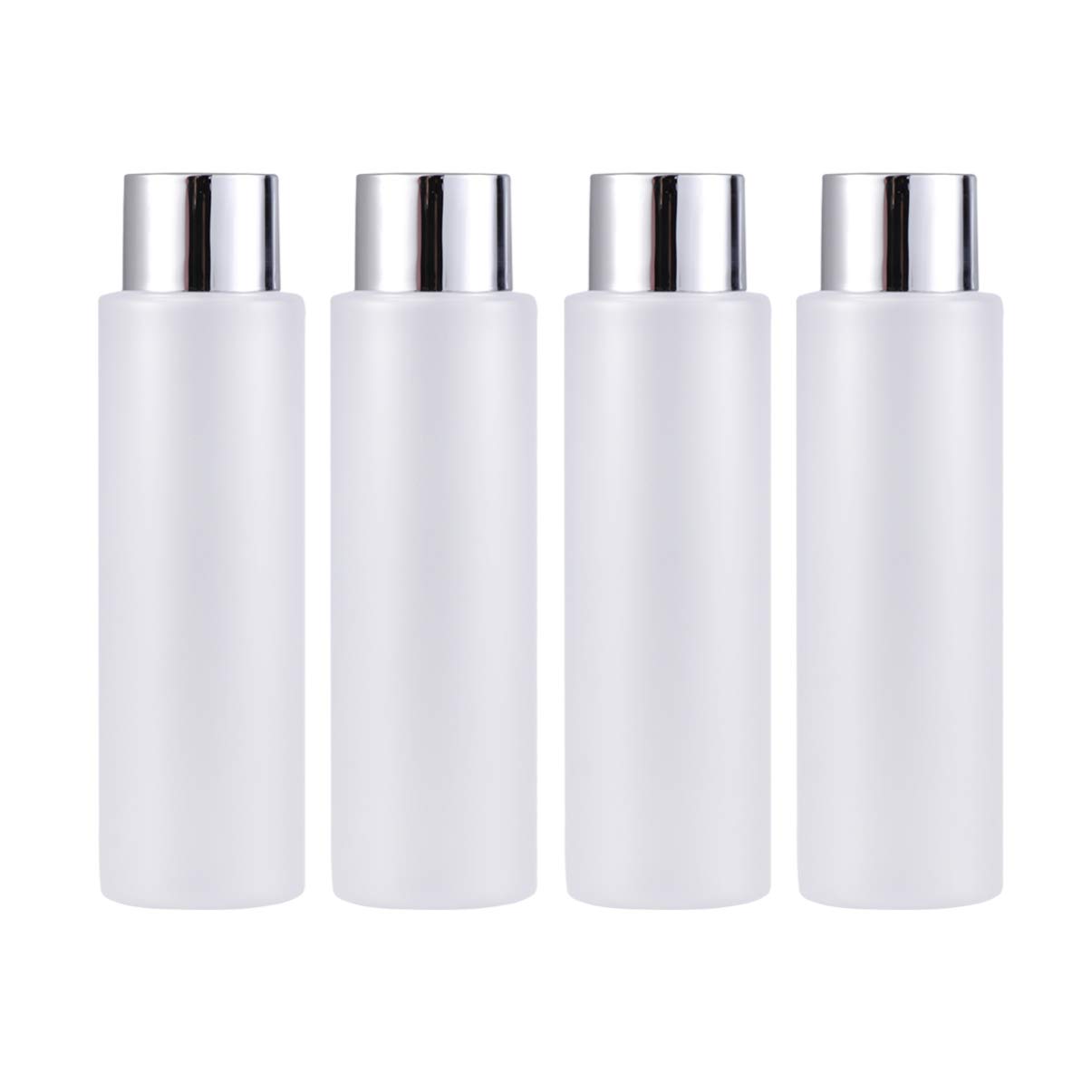 OSALADI 4-Pack Refillable Toner Bottles & Travel Containers - Leak-Proof Emulsion Bottles for Shampoo, Skincare, Hydrosol & Toiletries | Perfect for Air Travel, Gym, Vacation & Daily Beauty Routine