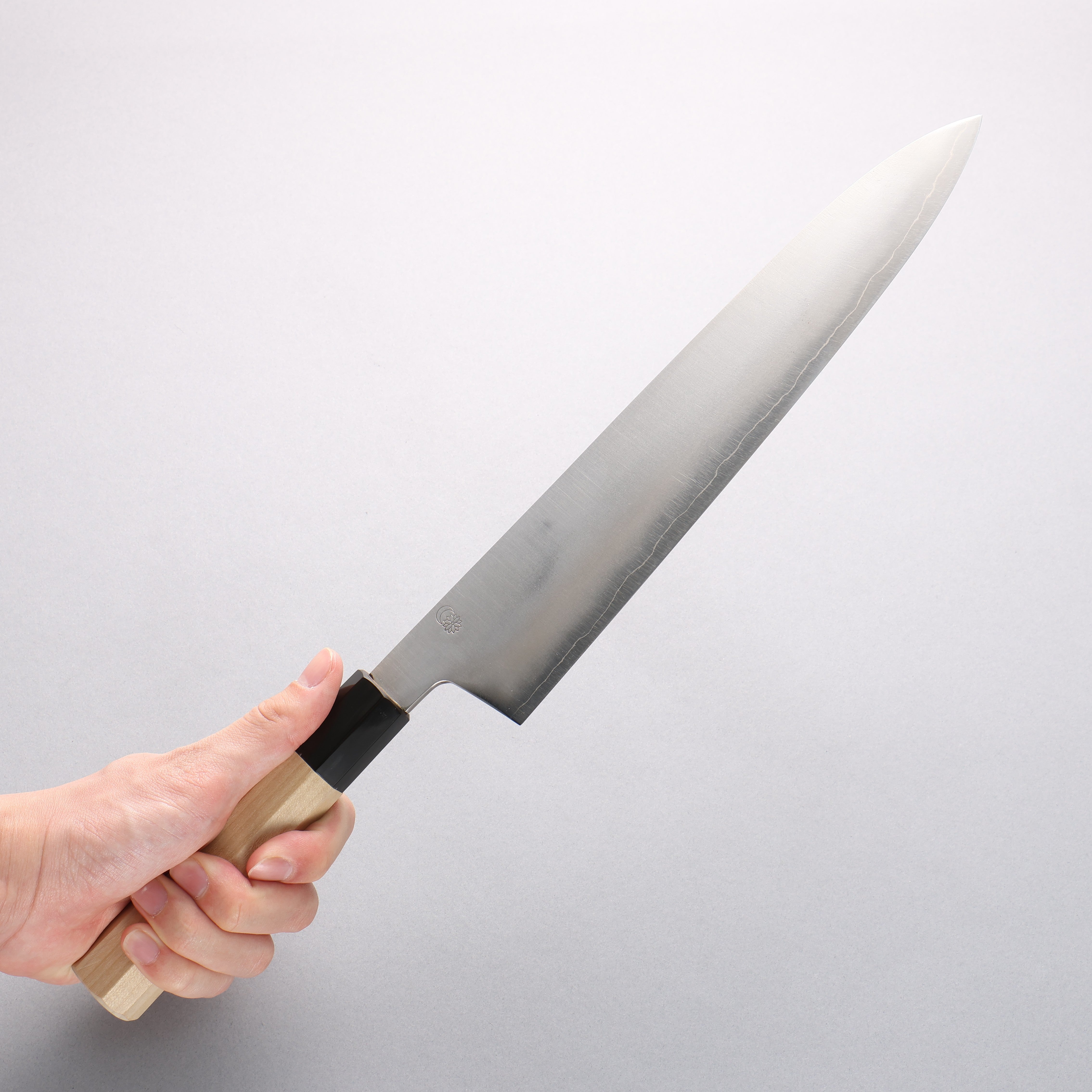 Premium Kikuzuki Silver Steel No.3 Gyuto Chef Knife 270mm - Japanese Magnolia Wood Handle - Professional Kitchen Knife for Sushi, Meat Cutting & Precision Cooking