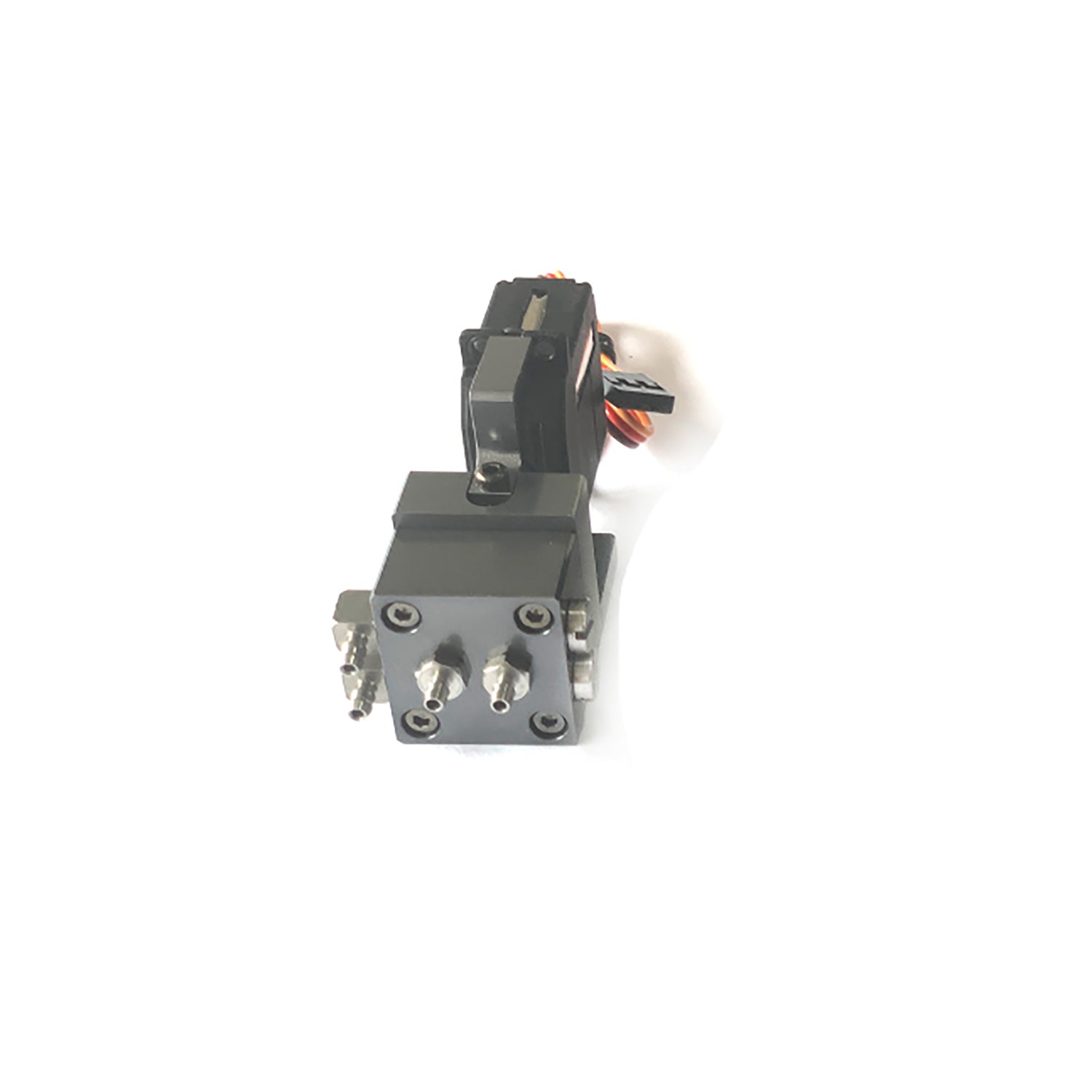 1CH 2CH 3CH 4CH 5CH Metal Directional Control Valve with Servo - Replacement Part for 1/14 Scale RC Excavator, Loader, Forklift & Radio Controlled Truck Models - Perfect for DIY Repairs & RC Vehicle Upgrades