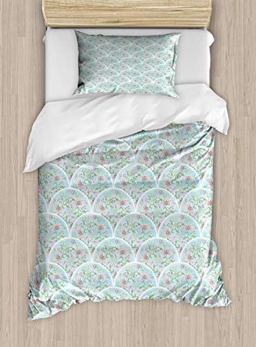 Pale Blue and Multicolor