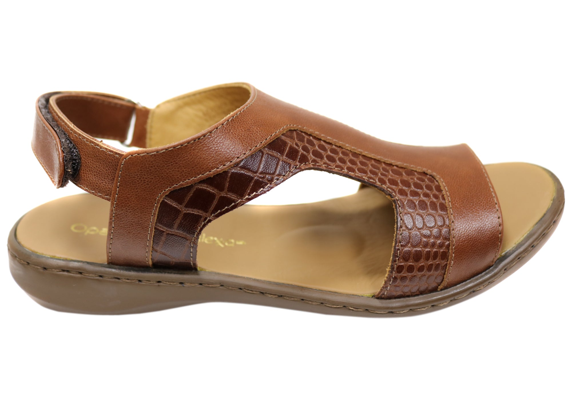 Opananken Dallas Women's Comfortable Brazilian Leather Sandals - Stylish & Supportive Summer Sandals for Walking, Travel & Beach Vacations